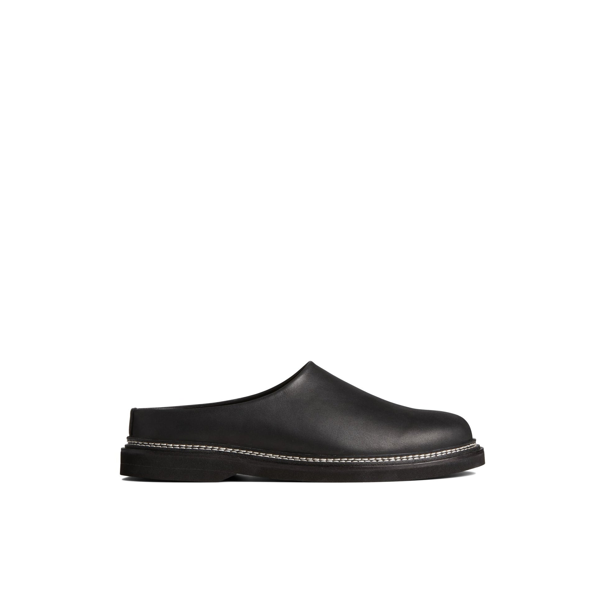 Main View of Black Sperry x Who What Wear Captain's Mule Mule Captain's Oxford for Womens