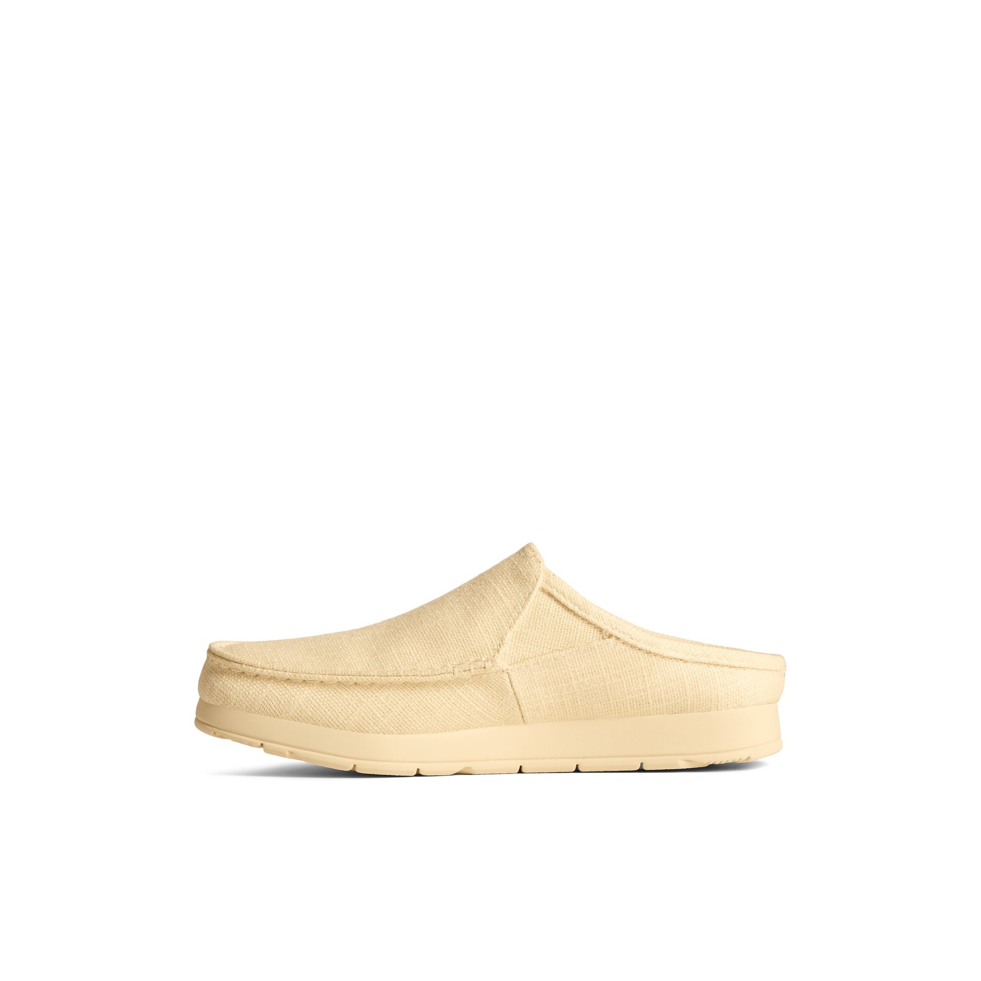 Side view of Bone Moc-Sider Hemp Mule Mules