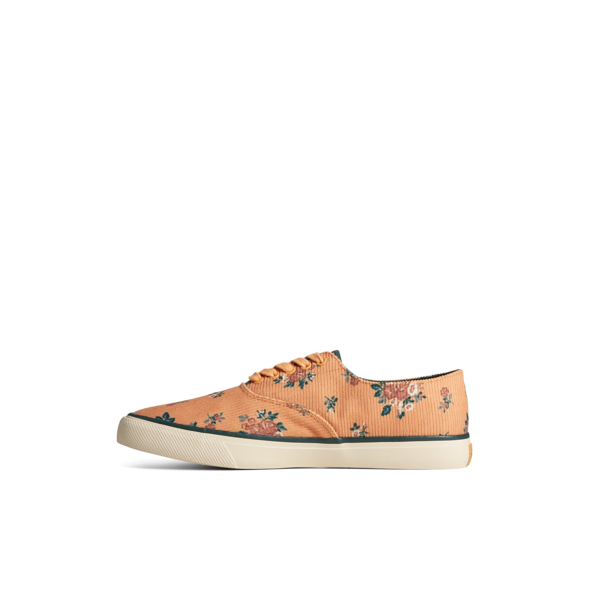 Side view of Gold Unisex CVO Corduroy Sneaker Low Top Sneakers