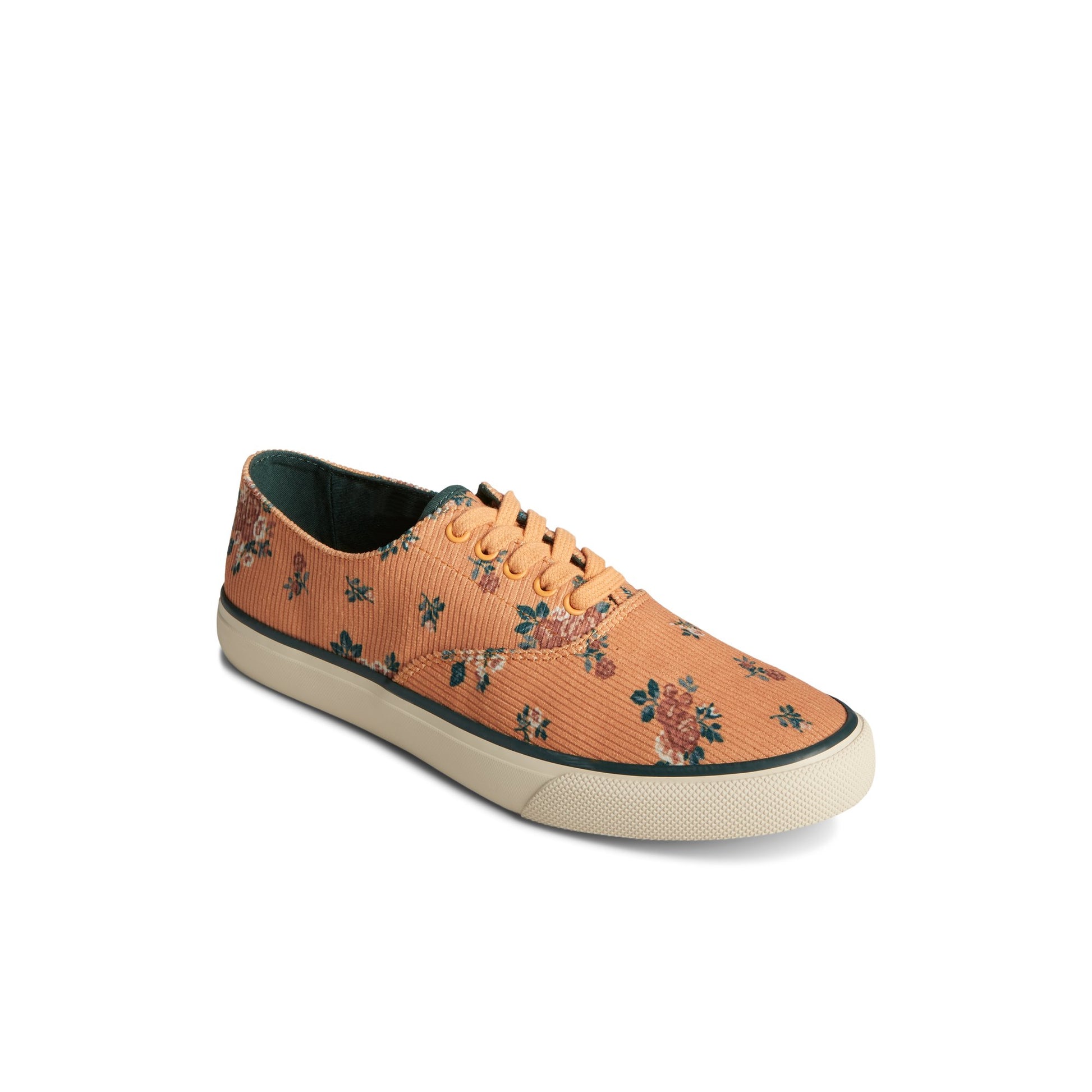 Three-quarter angle of Gold Unisex CVO Corduroy Sneaker Low Top Sneakers's front side