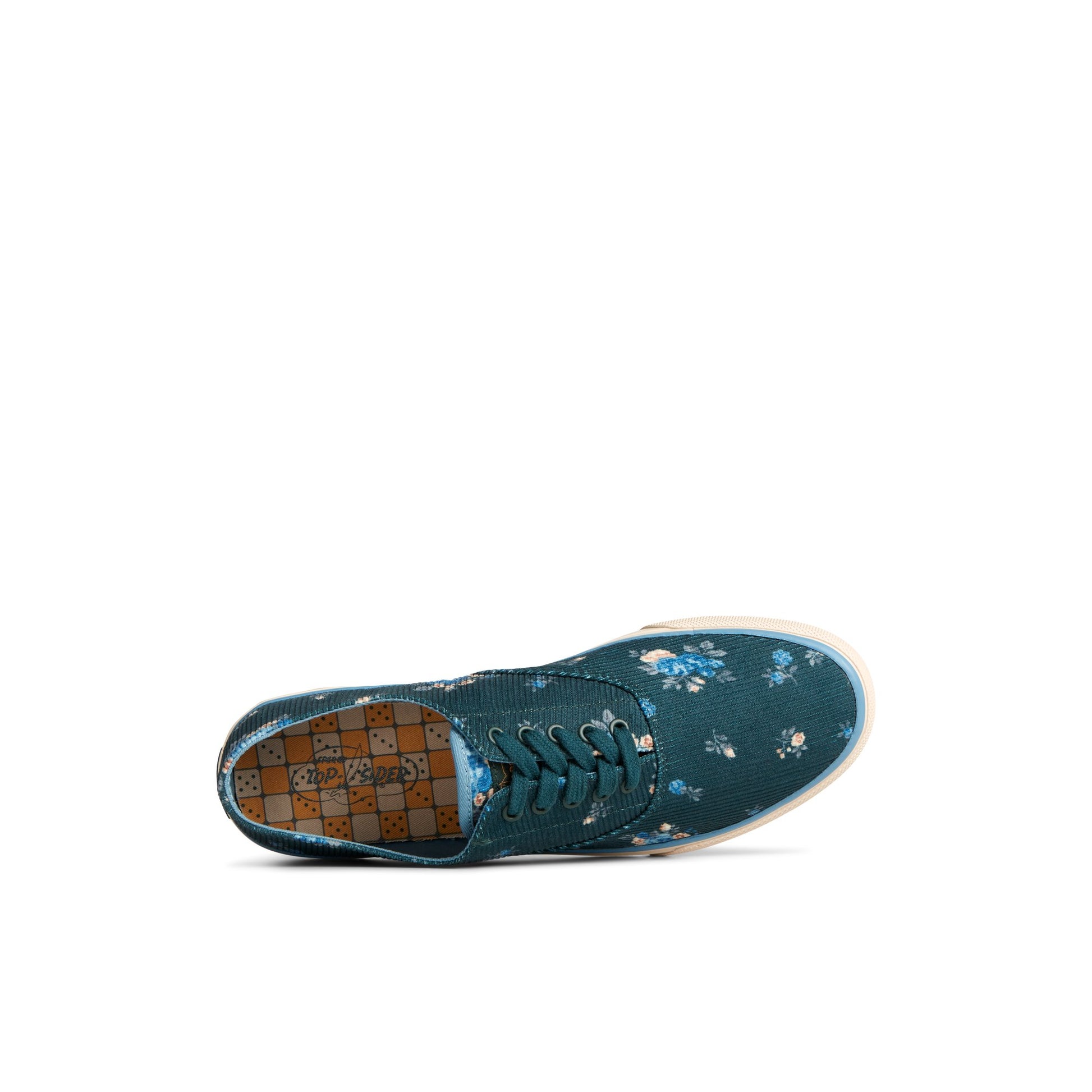 Top-down view of the Green Unisex CVO Corduroy Sneaker Low Top Sneakers