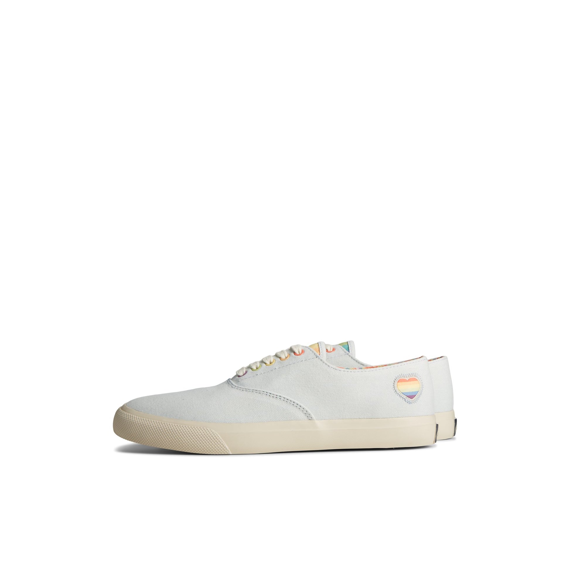 Side view of Blue Unisex Pride CVO Sneaker Low Top Sneakers
