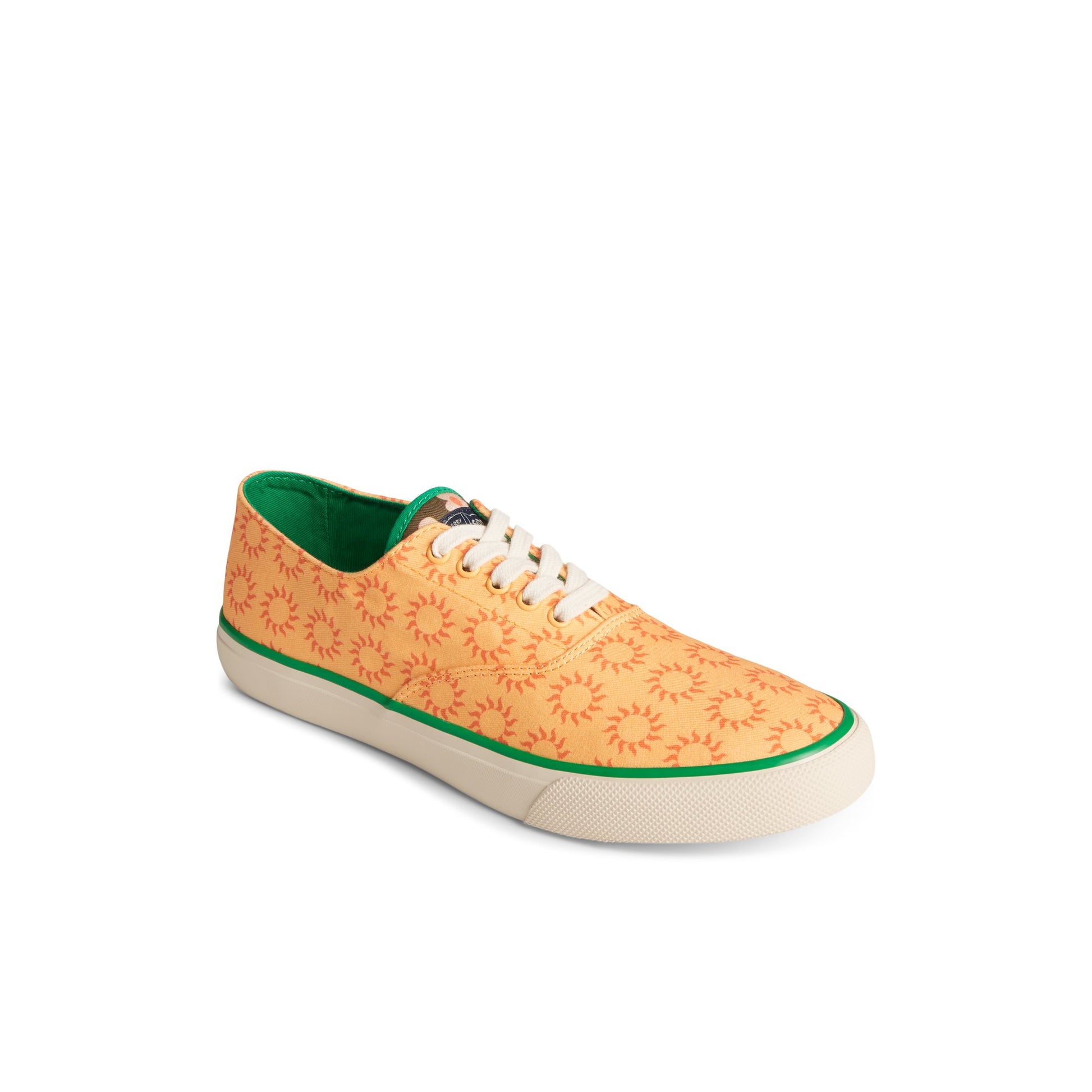 Three-quarter angle of Yellow Unisex CVO Sneaker Low Top Sneakers's front side