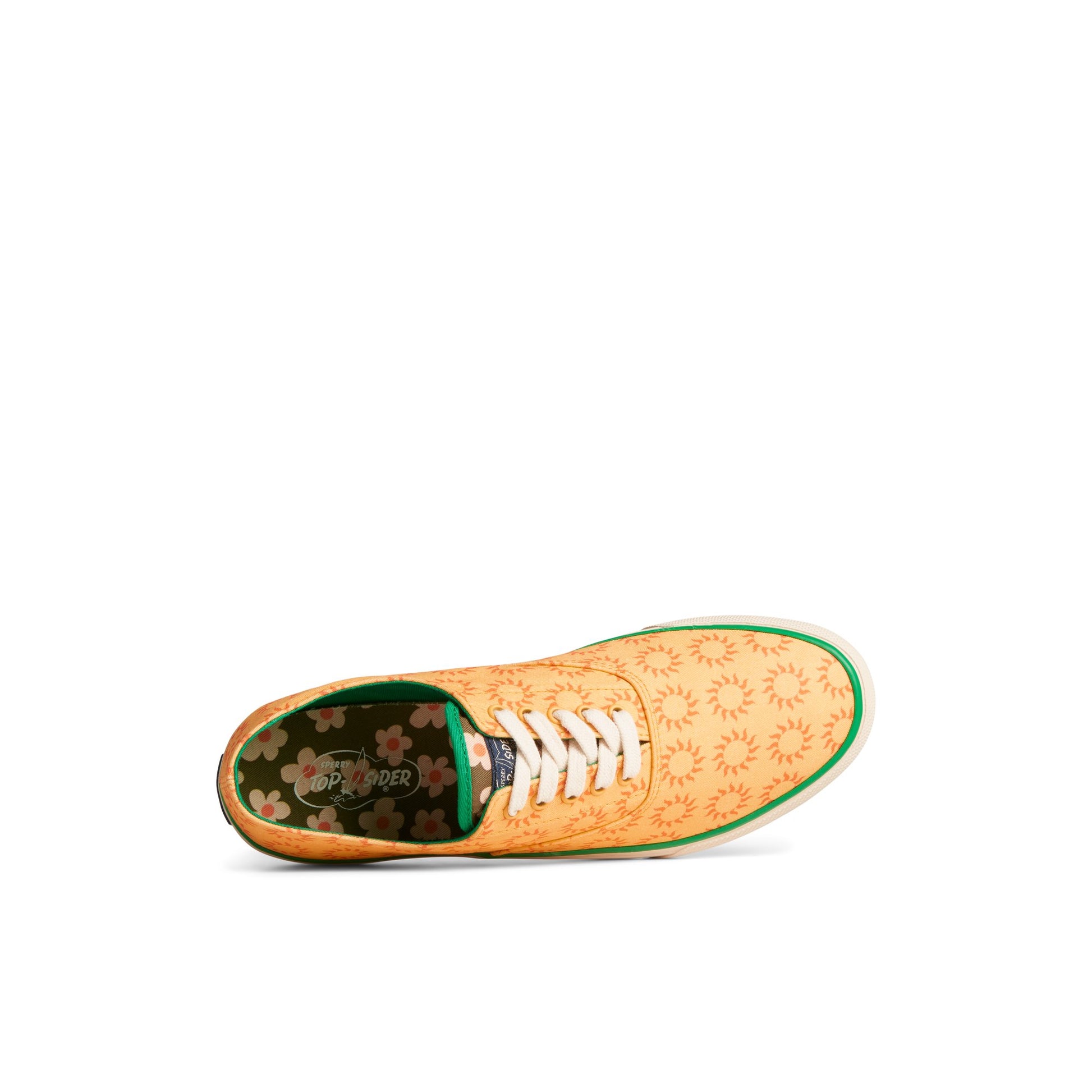 Top-down view of the Yellow Unisex CVO Sneaker Low Top Sneakers