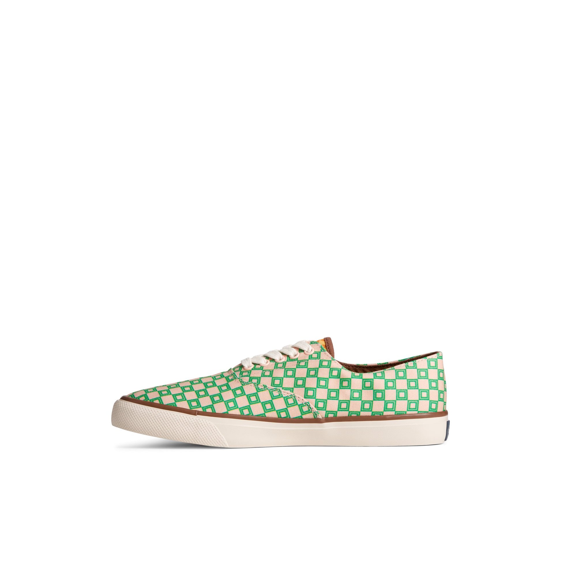Side view of Brown Primary - Multi Unisex CVO Sneaker Low Top Sneakers