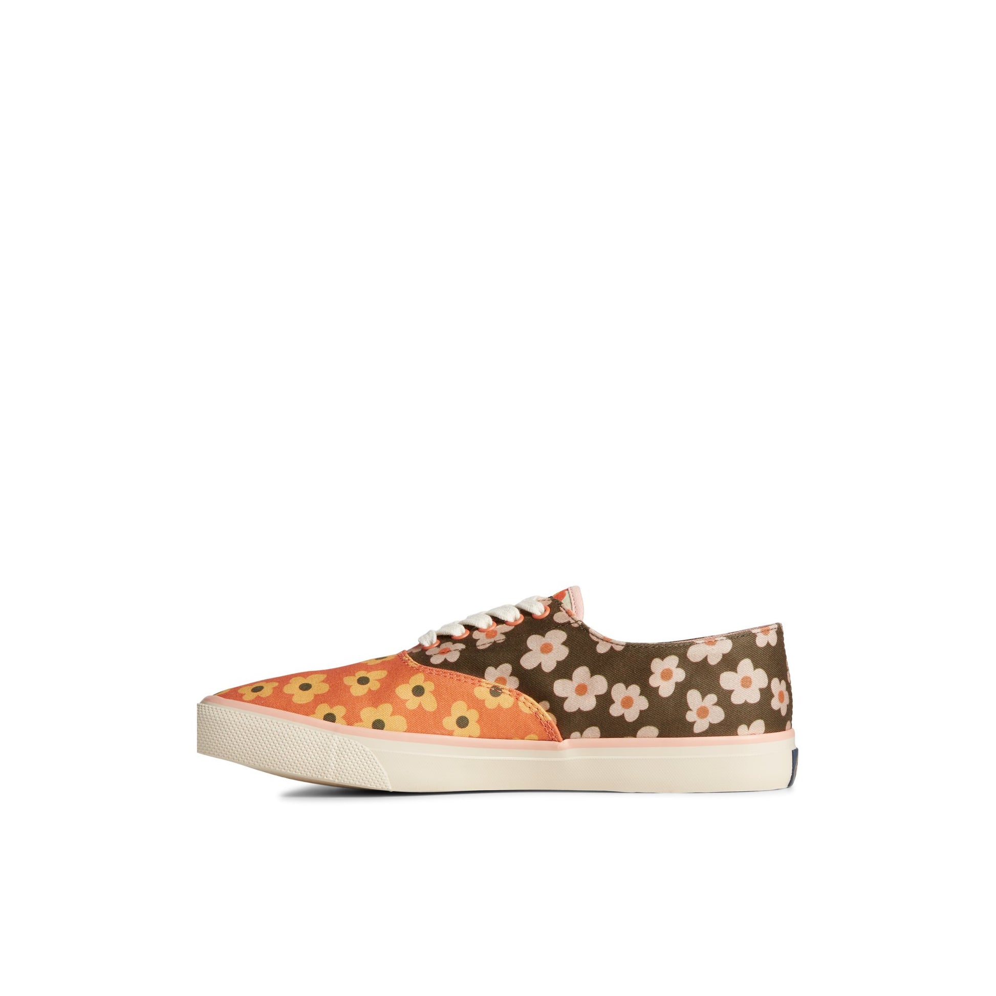 Side view of Brown Primary - Multi Unisex CVO Sneaker Low Top Sneakers