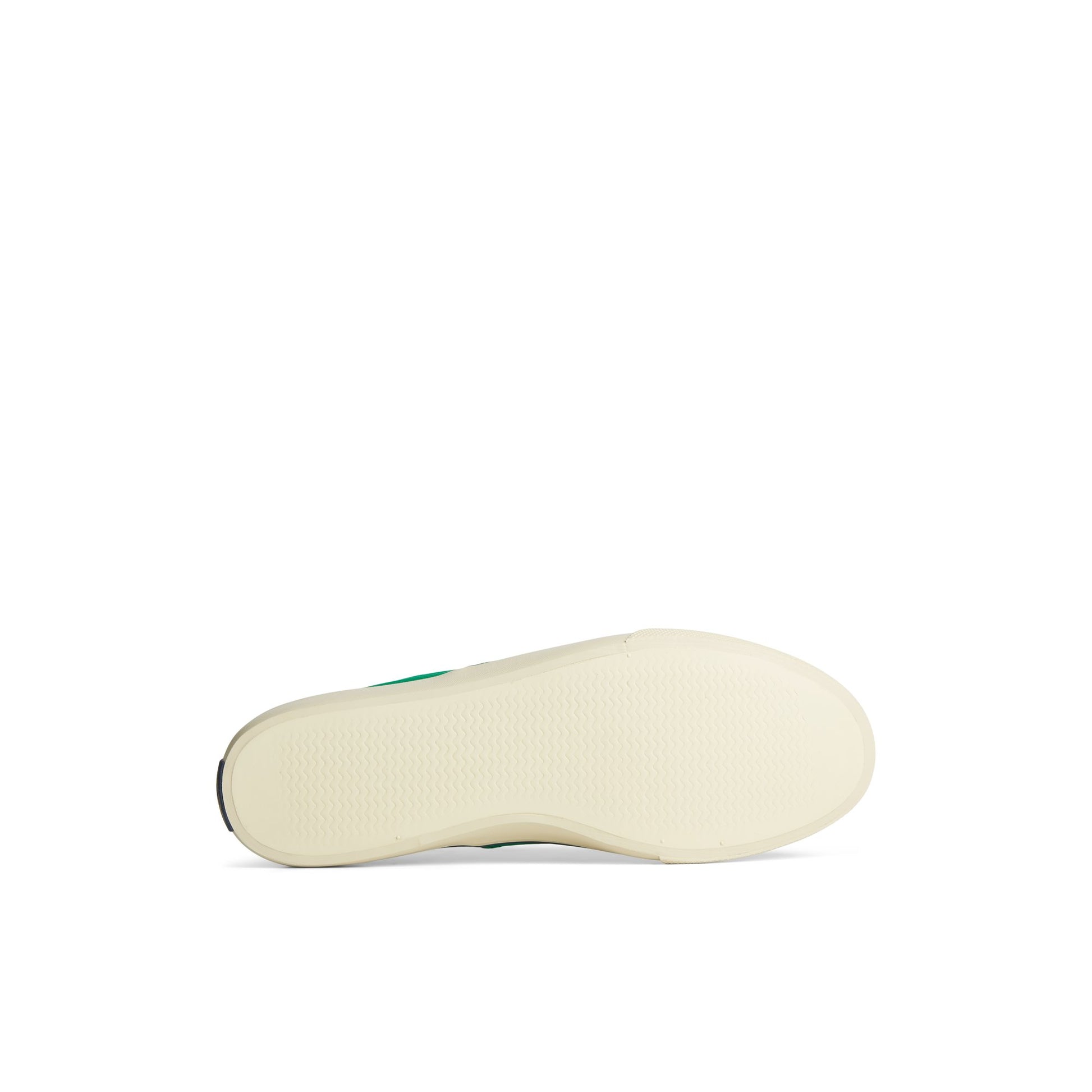 View of Green Unisex CVO Sneaker Vulcanized Sneaker's sole