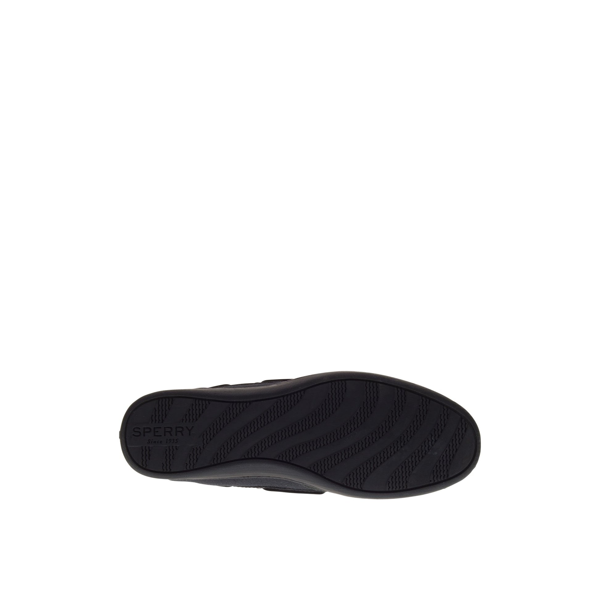 View of Black Koifish Boat Shoe Boat Shoe's sole