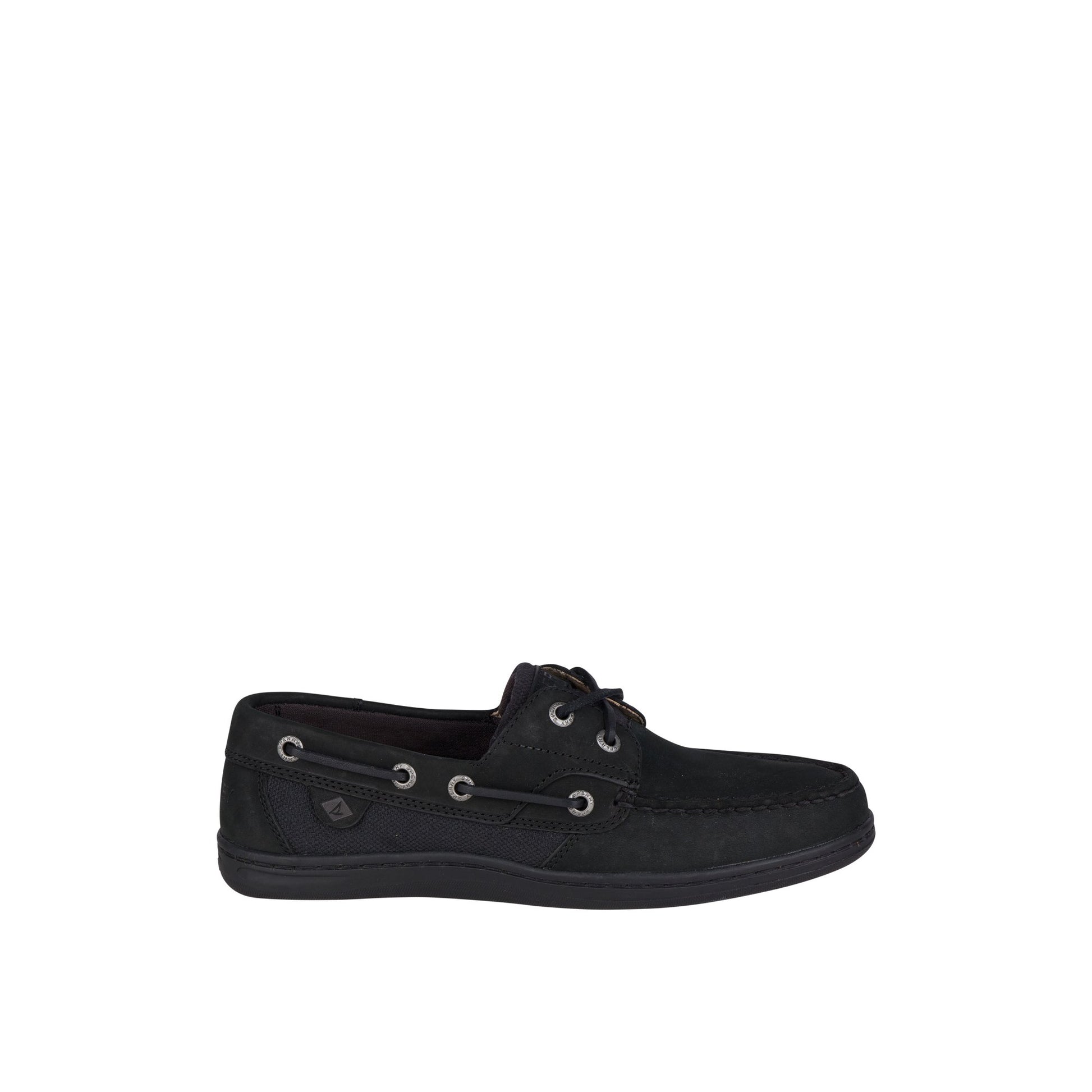 Main View of Black Koifish Boat Shoe Boat Shoe for Womens