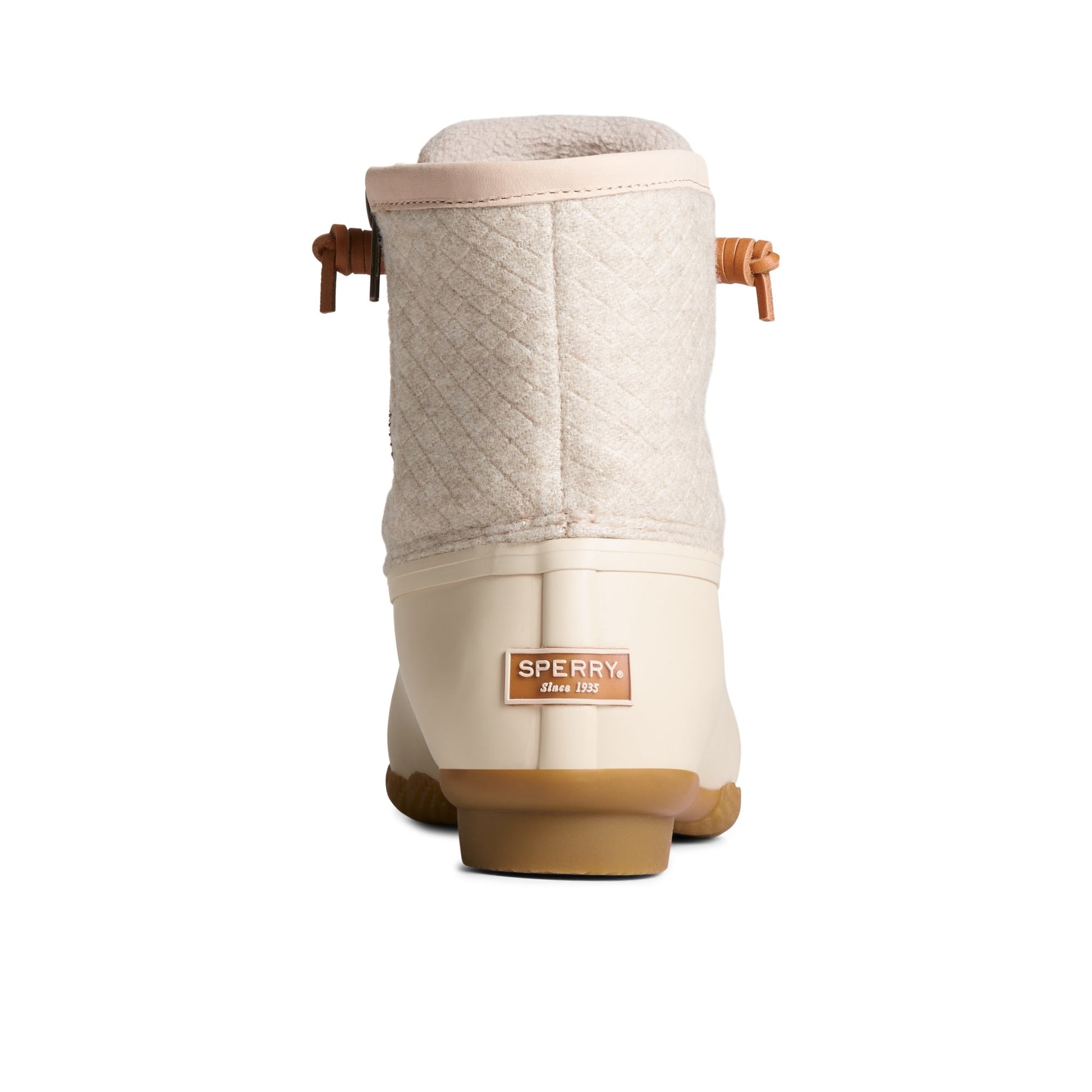 Close-up of the Bone Saltwater™ Wool Embossed Thinsulate™ Duck Boot Duck Boots