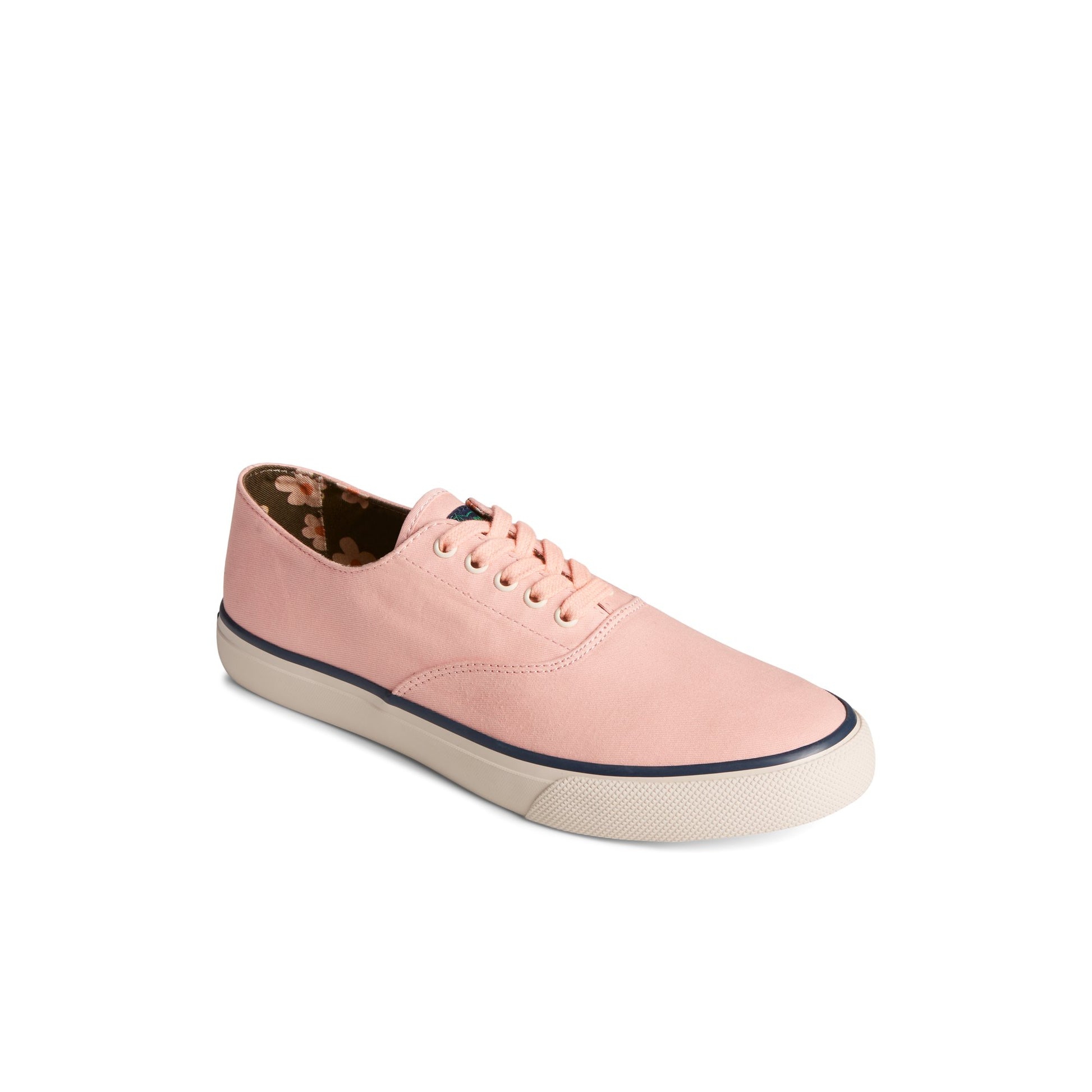 Three-quarter angle of Light Pink Unisex CVO Sneaker Vulcanized Sneaker's front side