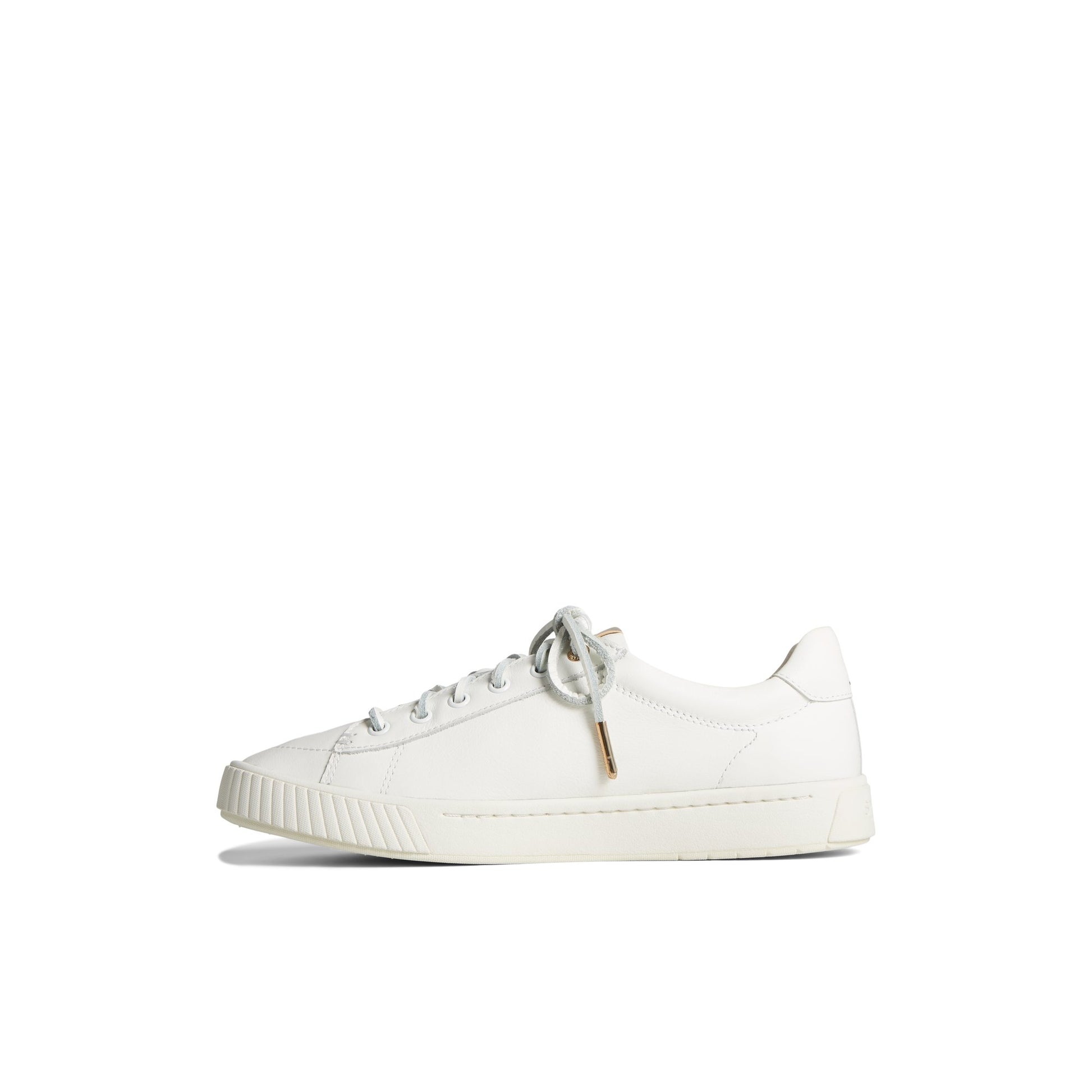 Side view of White Gold Cup™Anchor PLUSHWAVE™ Sneaker Vulcanized Sneaker
