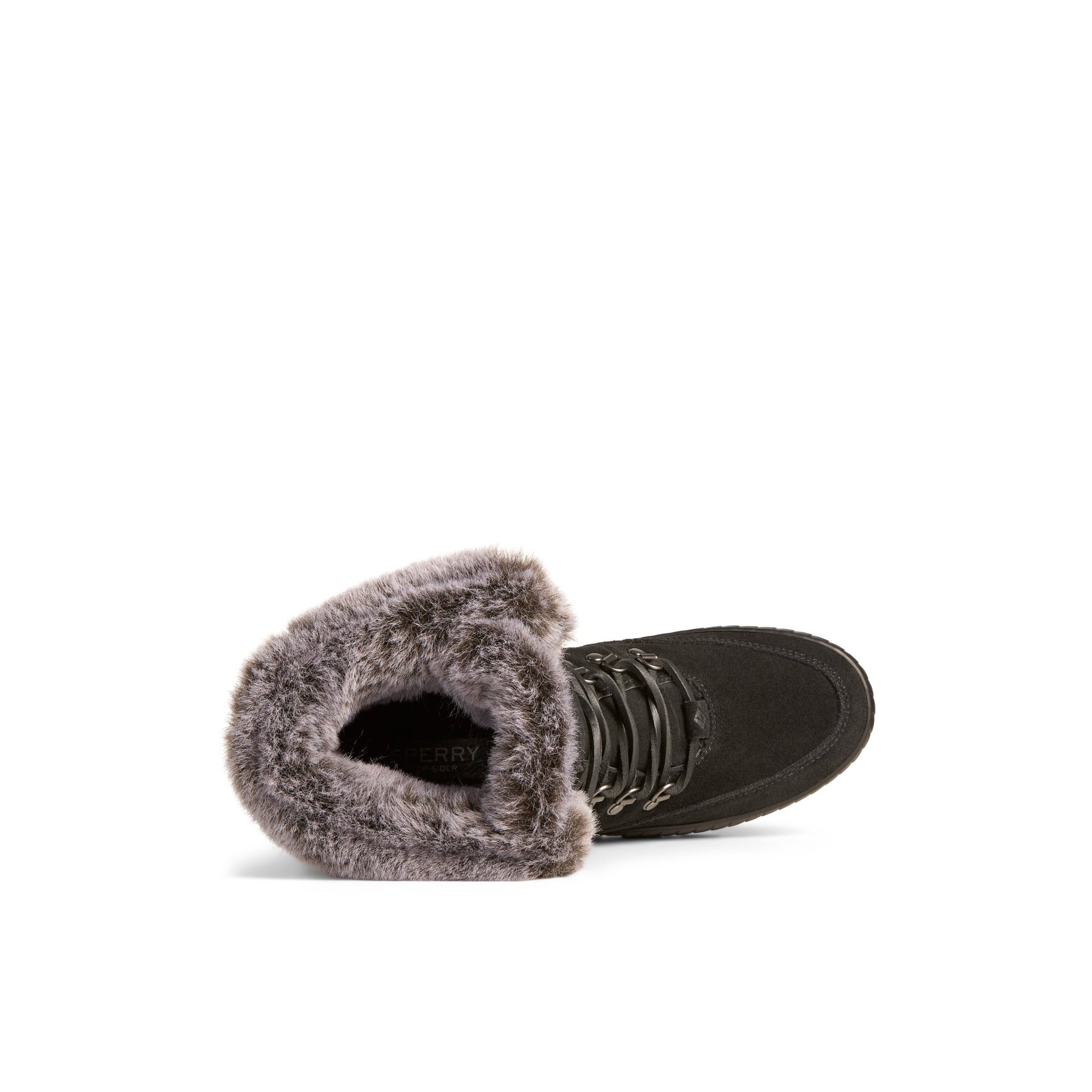 Top-down view of the Black Torrent Lace Up Boot Fall/Winter Boots