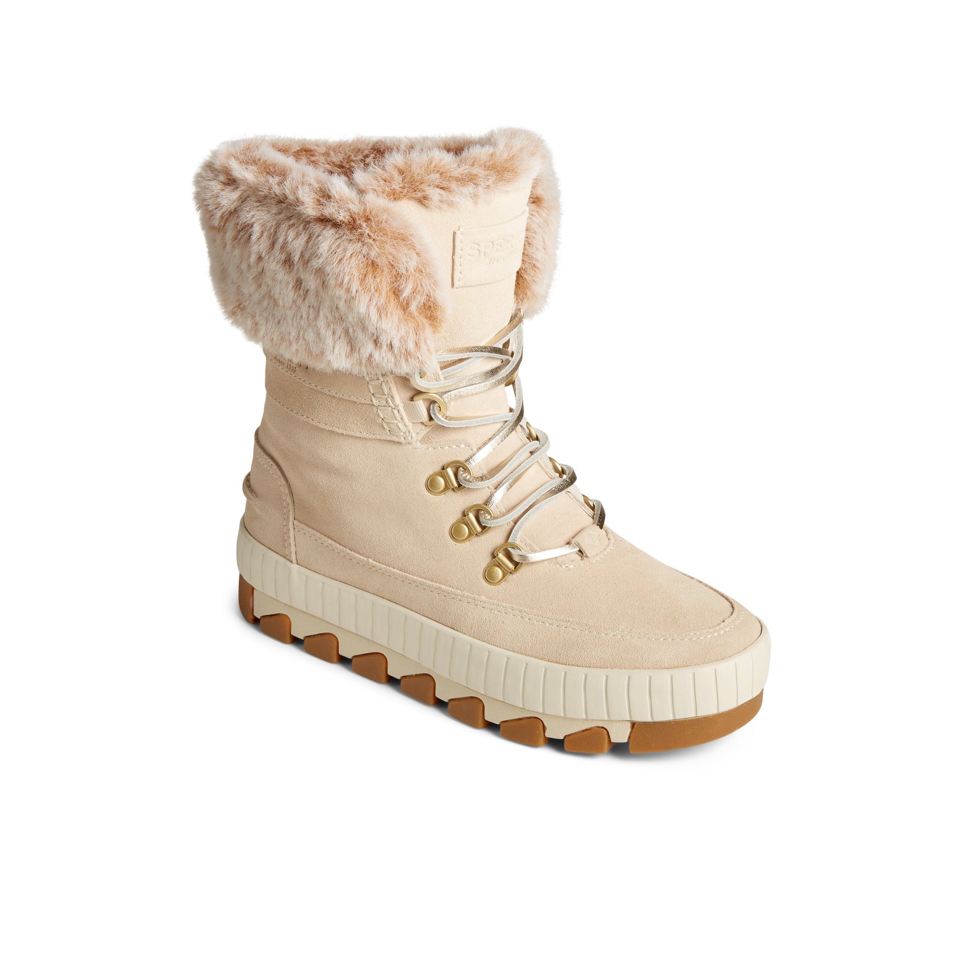 Three-quarter angle of Bone Torrent Lace Up Boot Fall/Winter Boots's front side