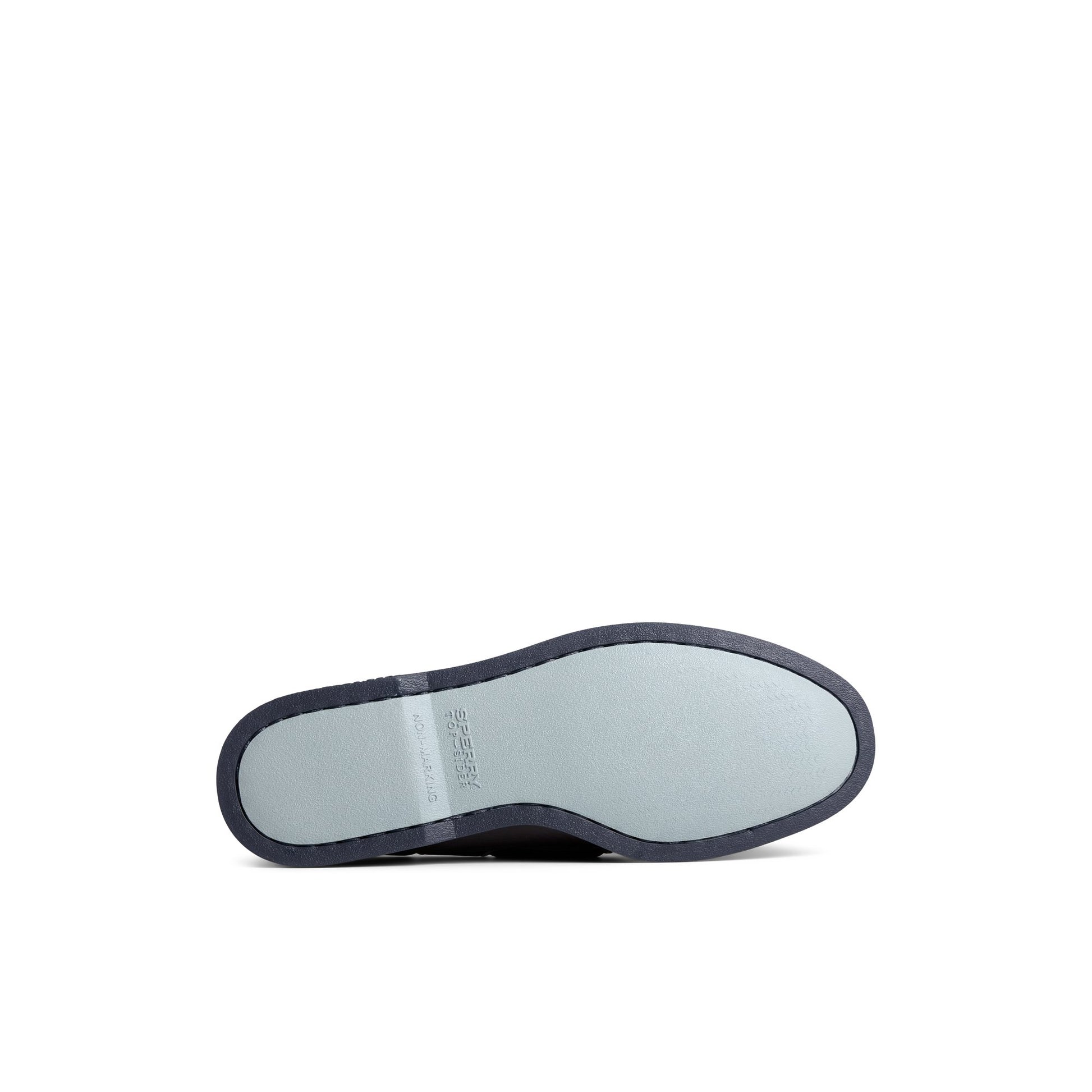 View of Navy Authentic Original™ Tumbled Boat Shoe Boat Shoe's sole