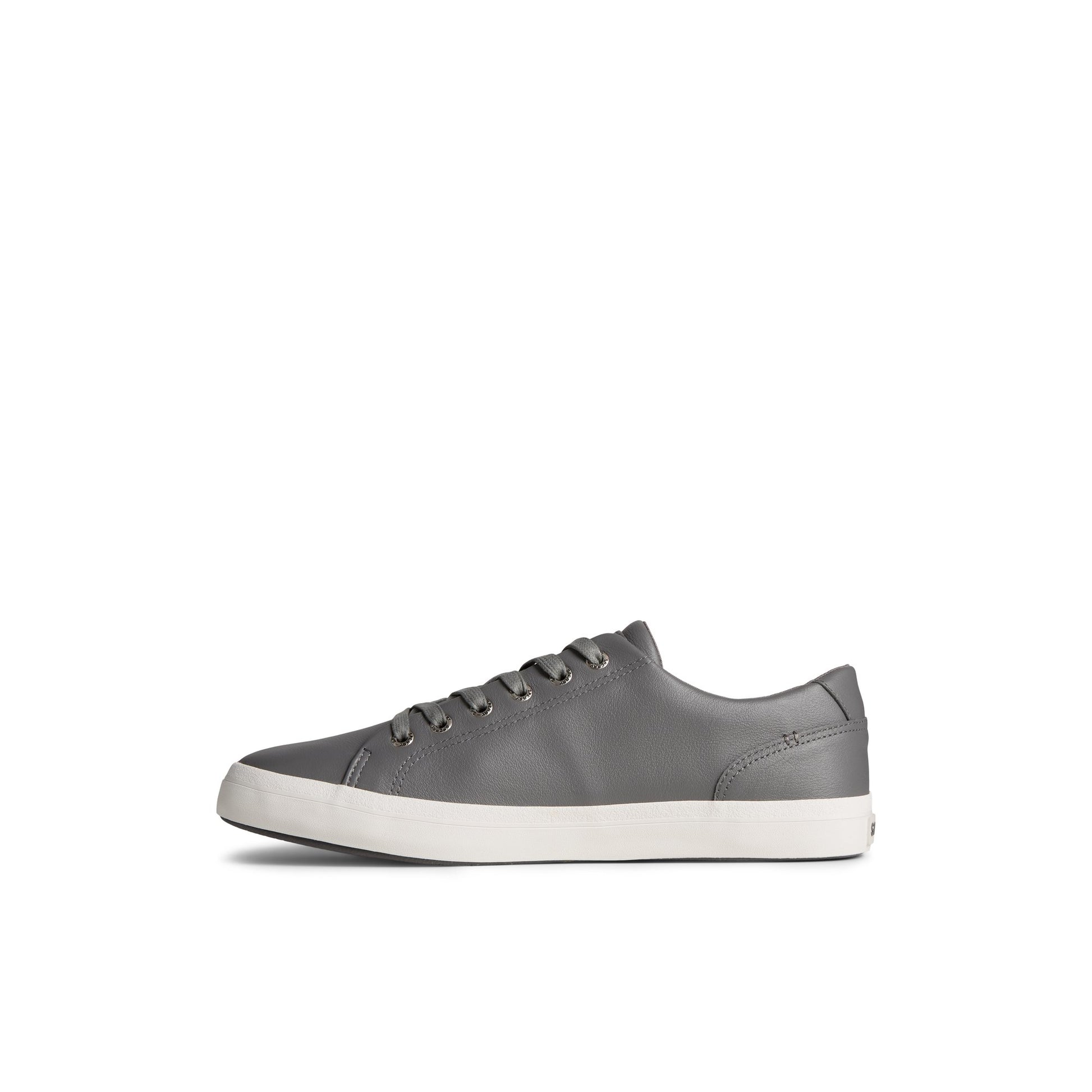 Side view of Grey Striper II LLT Leather Sneaker