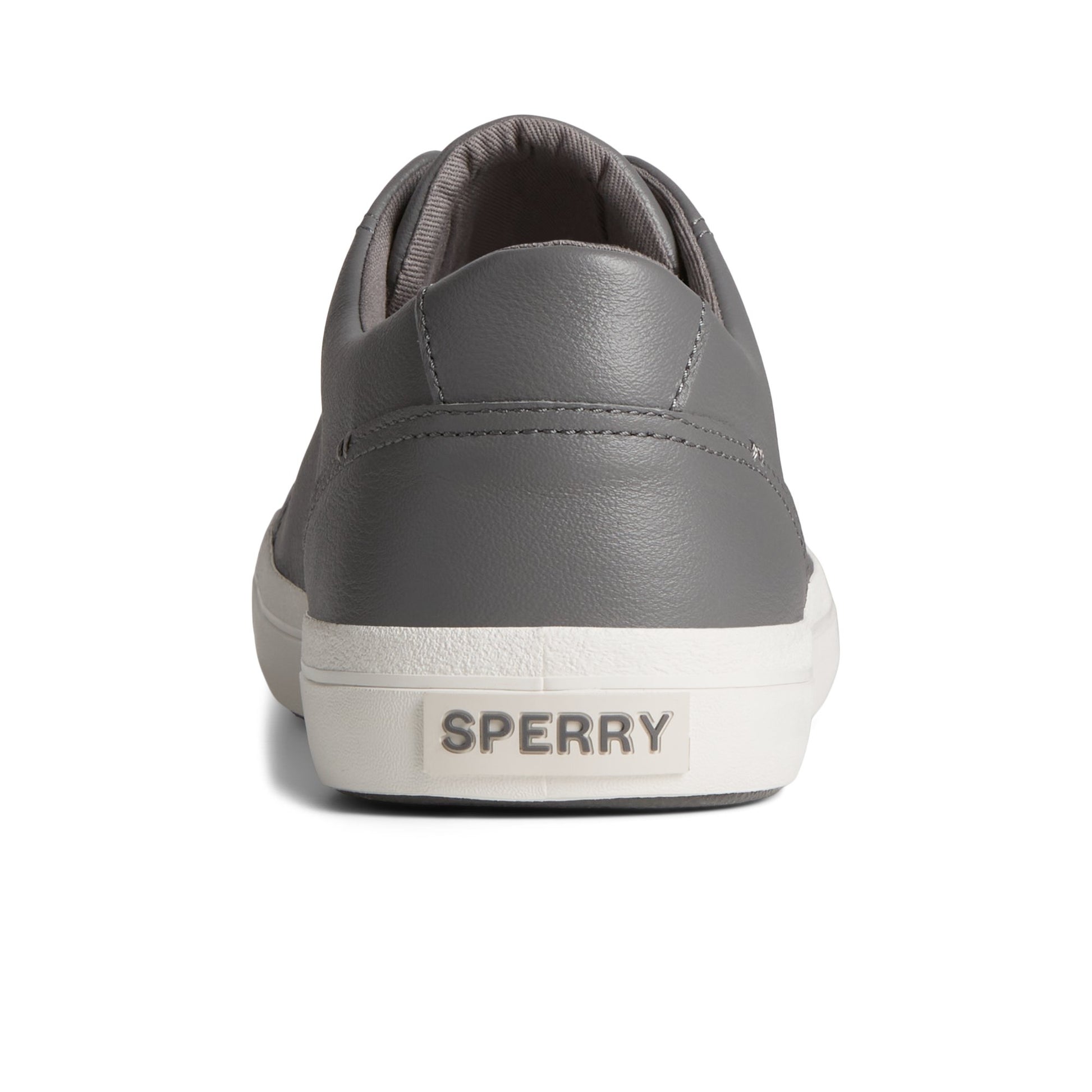 Close-up of the Grey Striper II LLT Leather Sneaker