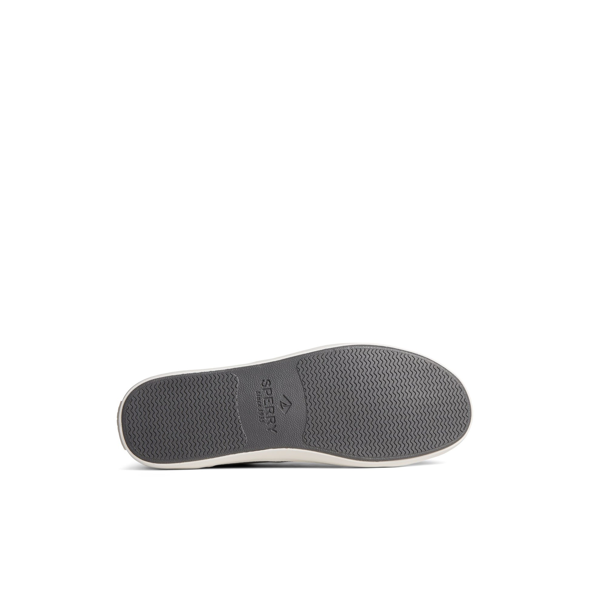 View of Grey Striper II LLT Leather Sneaker 's sole