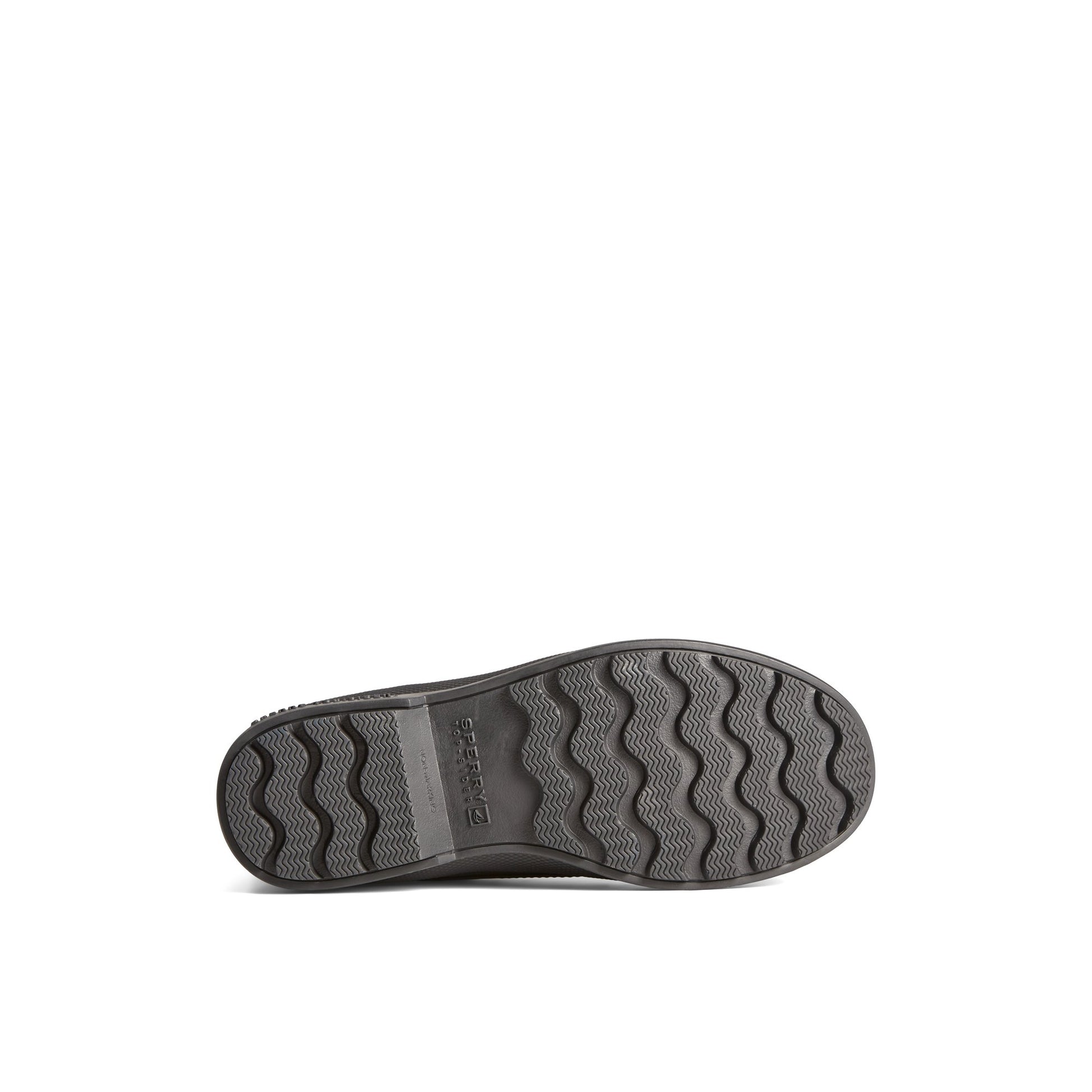 View of Black Cold Bay Thinsulate™ Duck Boot Winter Duck Boots's sole
