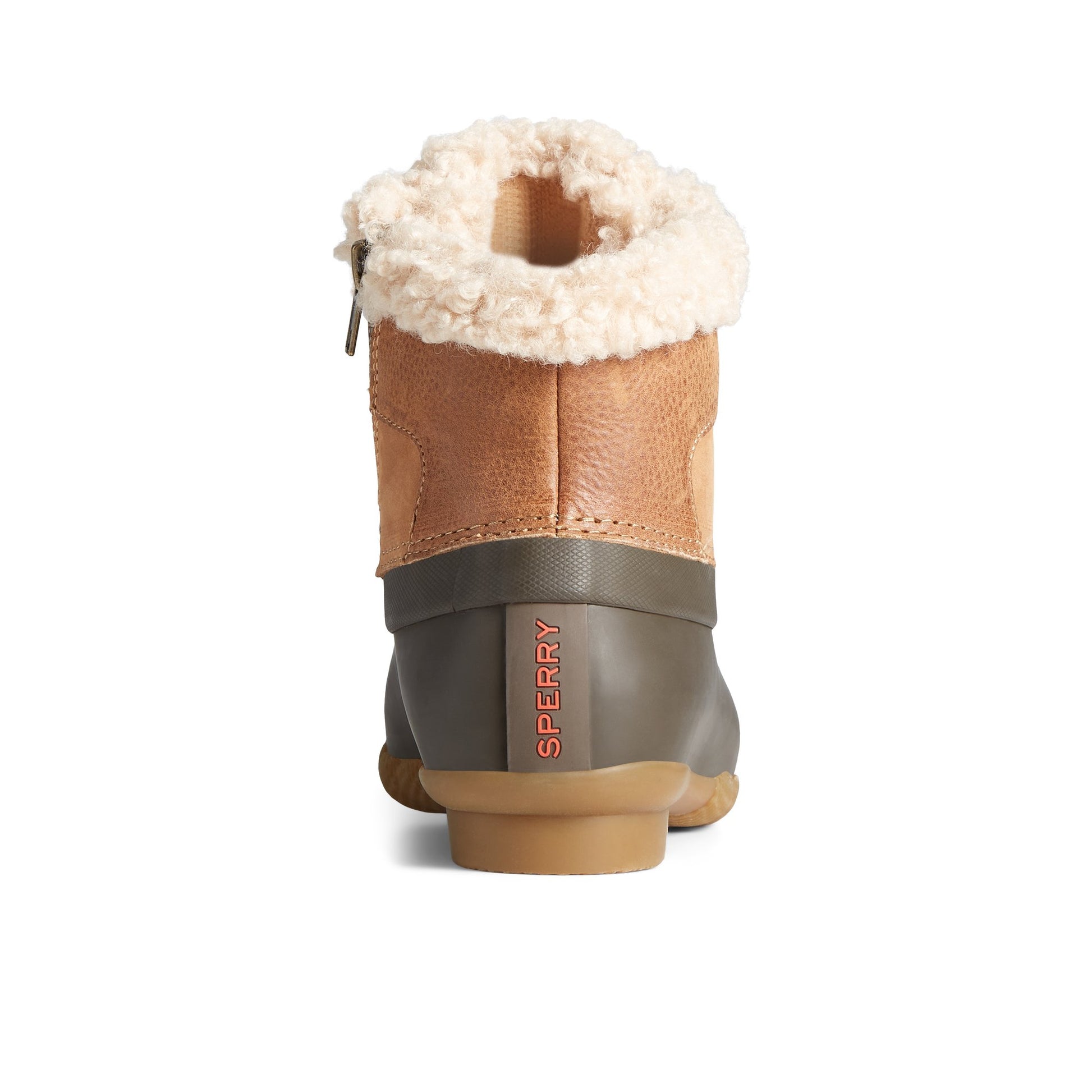 Close-up of the Medium Beige Saltwater™ Alpine Leather Duck Boot Duck Boots