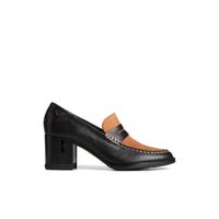 Seaport Two-Tone Penny Heel
