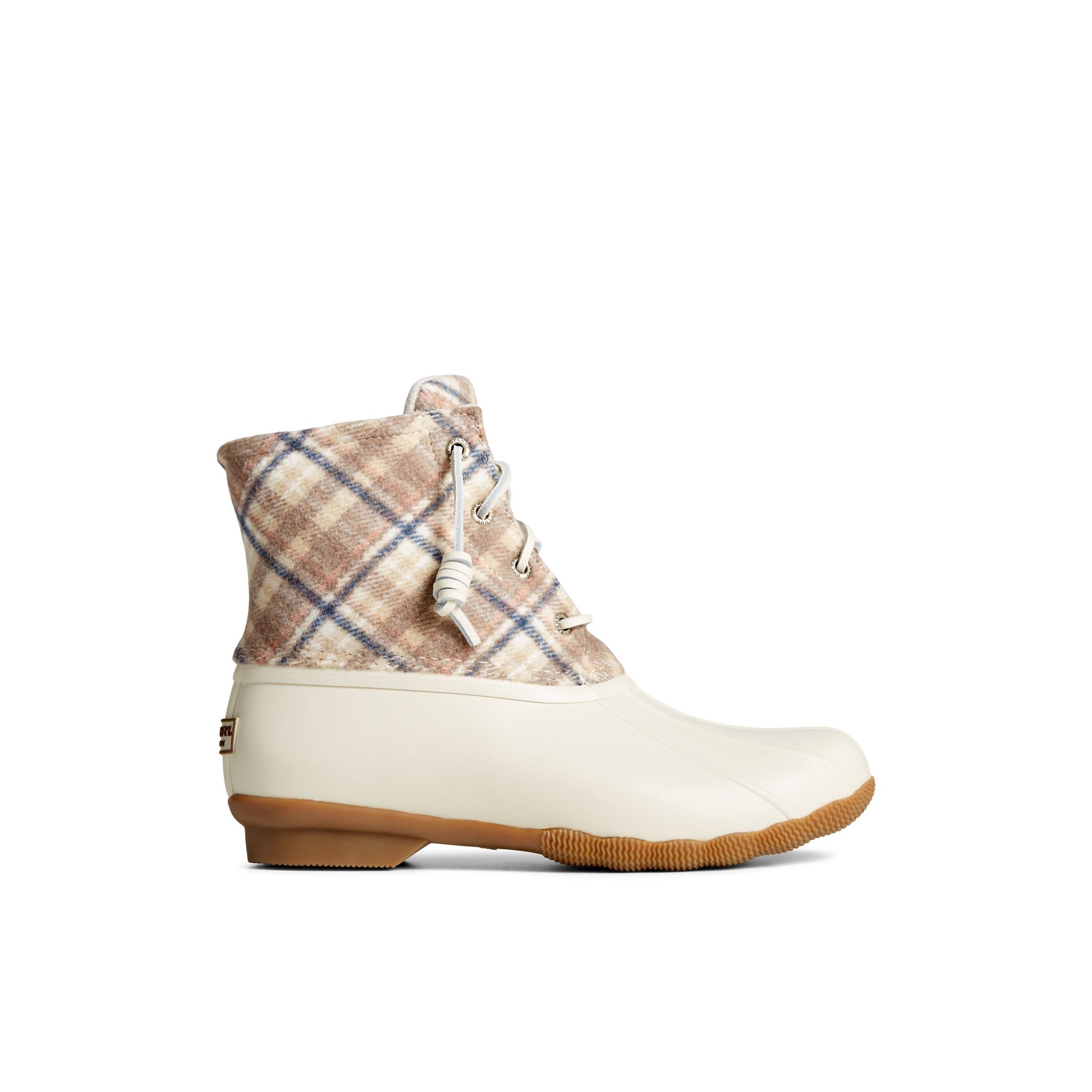 Main View of Bone Saltwater™ Plaid Wool Duck Boot Duck Boots for Womens