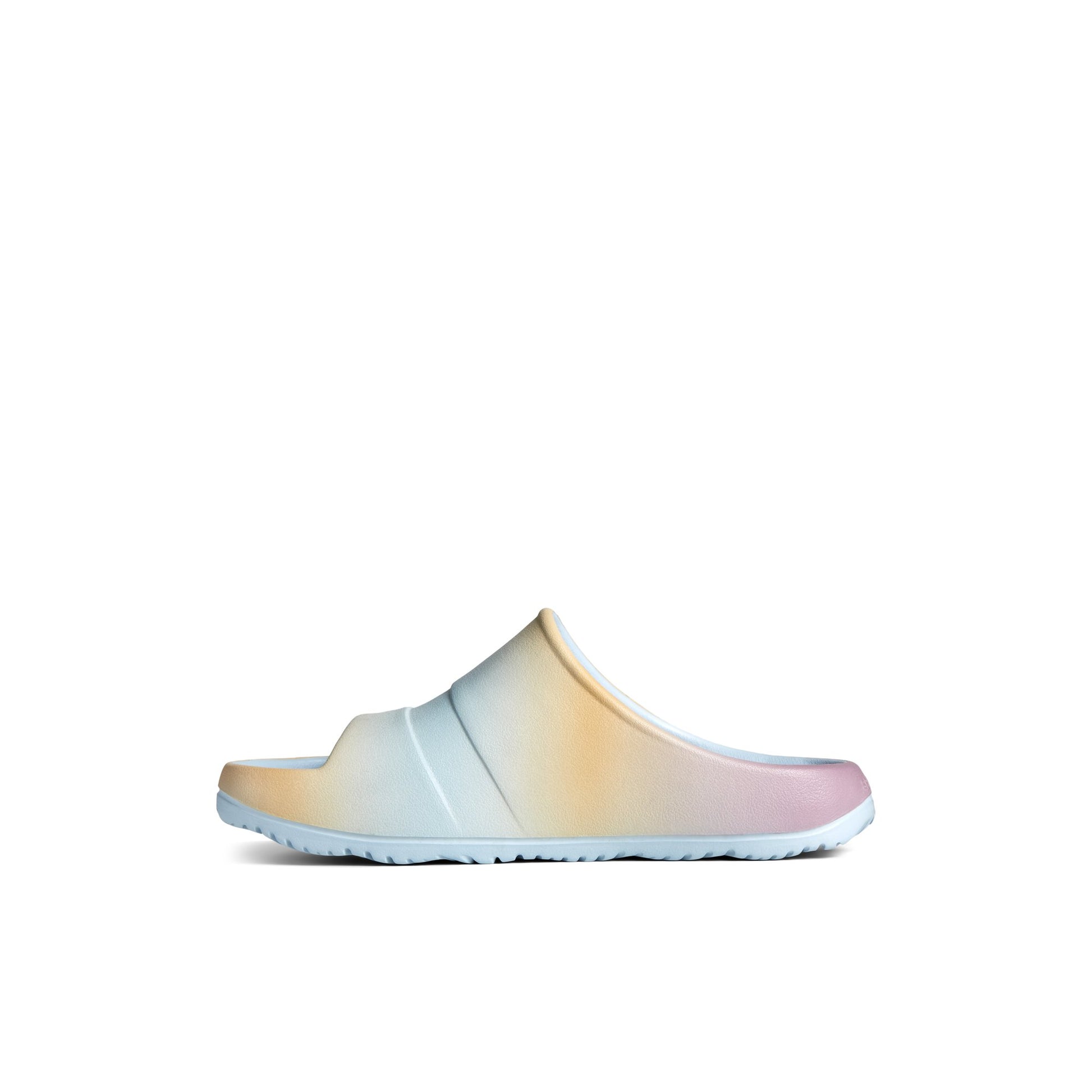 Side view of Brown Primary - Multi Float Slide Sandal Slide Sandales