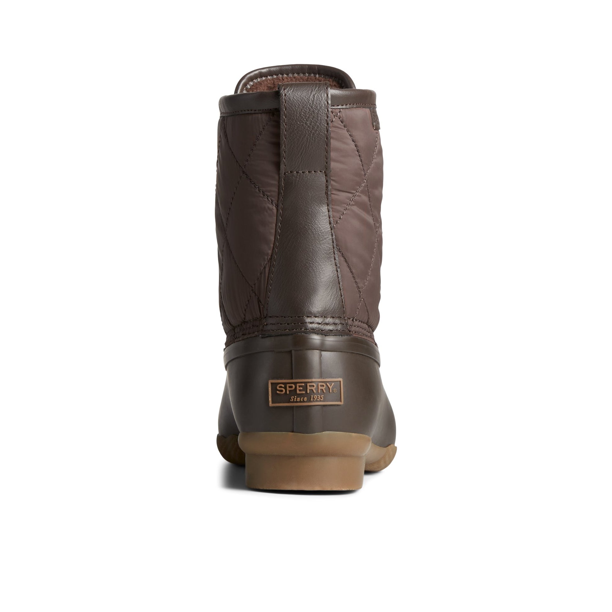 Close-up of the Brown Saltwater™ Nylon Duck Boot