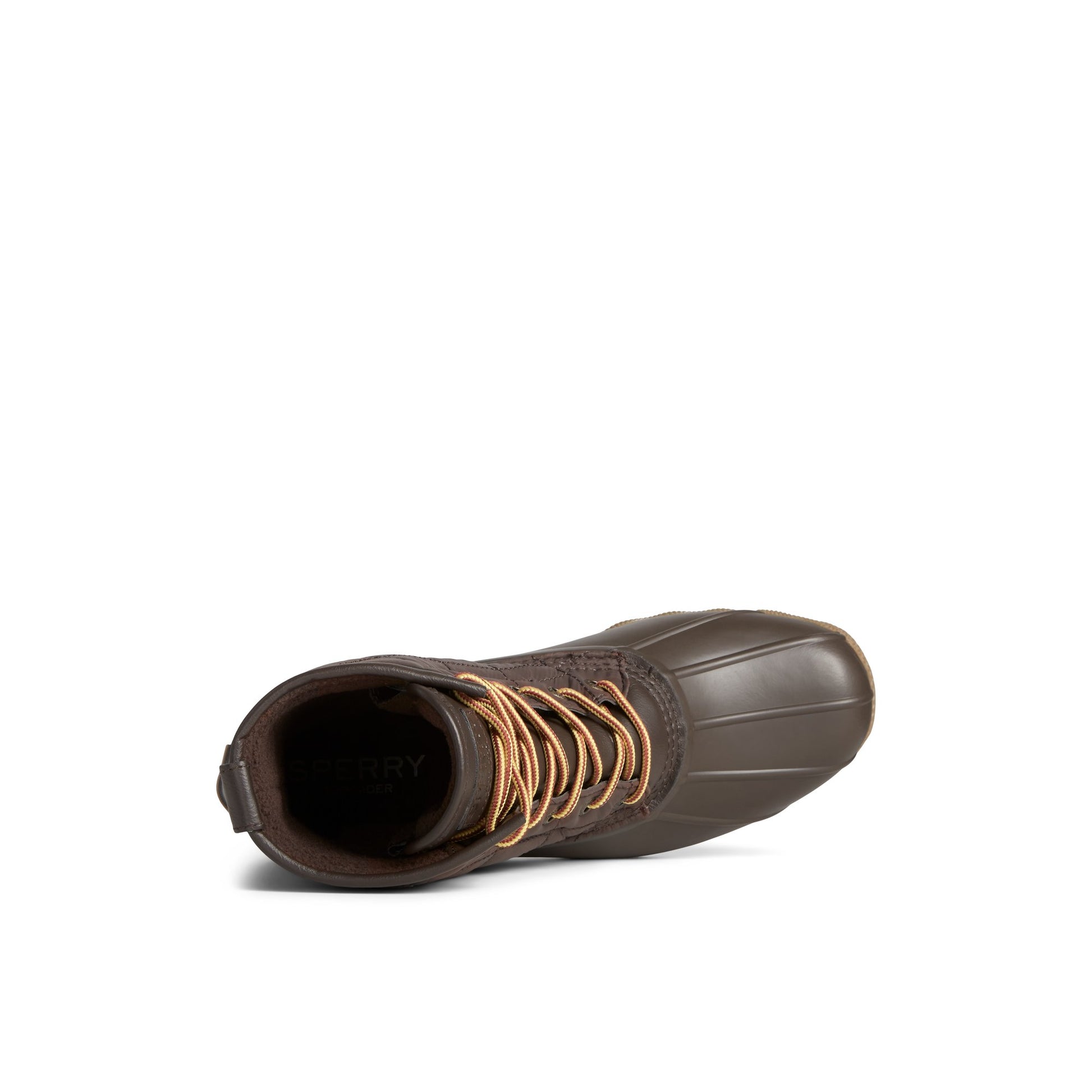 Top-down view of the Brown Saltwater™ Nylon Duck Boot