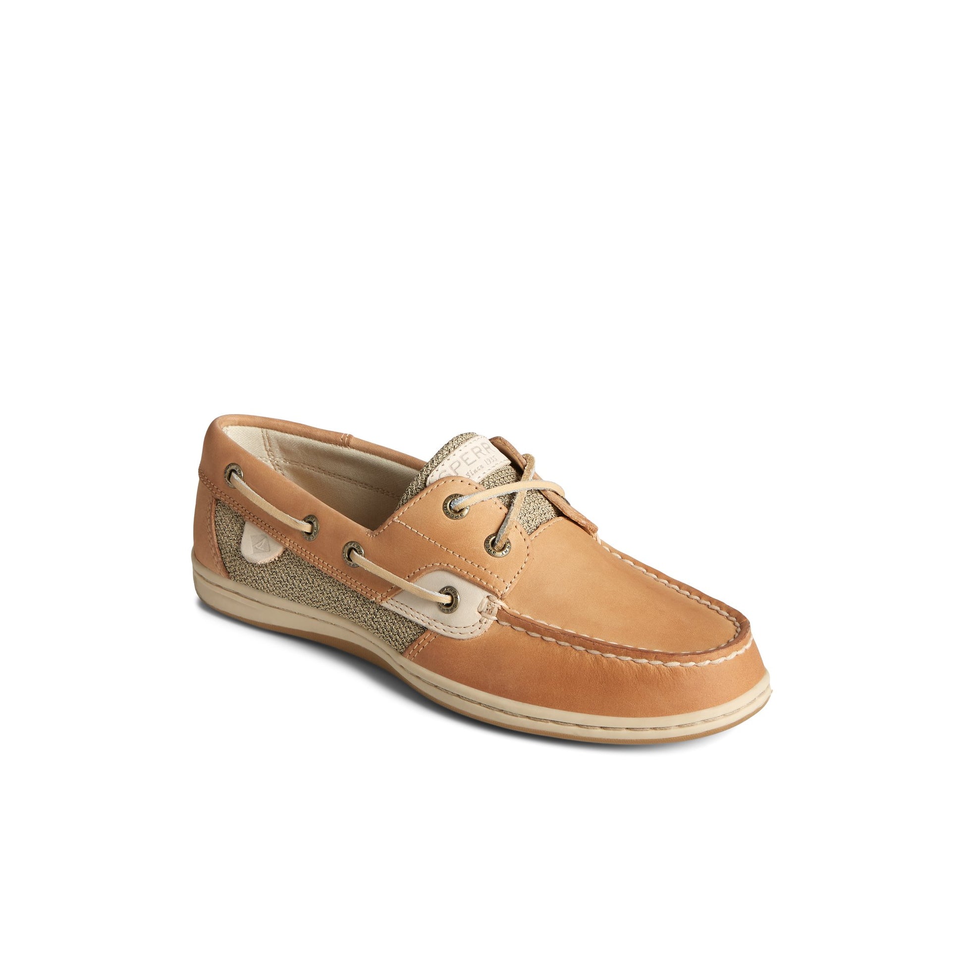 Three-quarter angle of Brown Koifish Boat Shoe Boat Shoes's front side