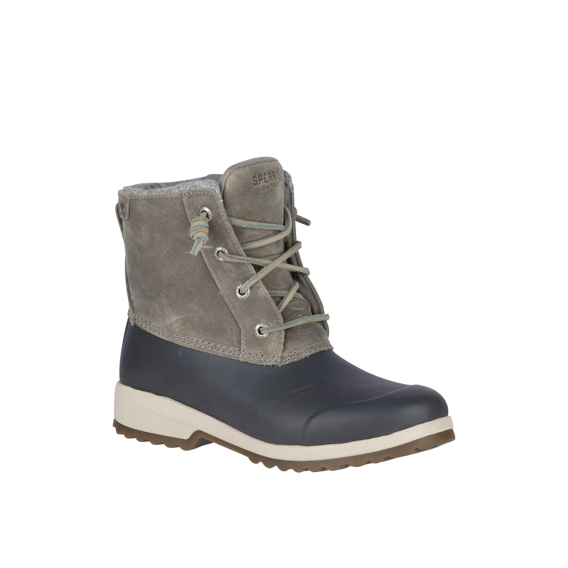 Three-quarter angle of Grey Maritime Repel Thinsulate™ Waterproof Snow Boot Fall/Winter Boots's front side