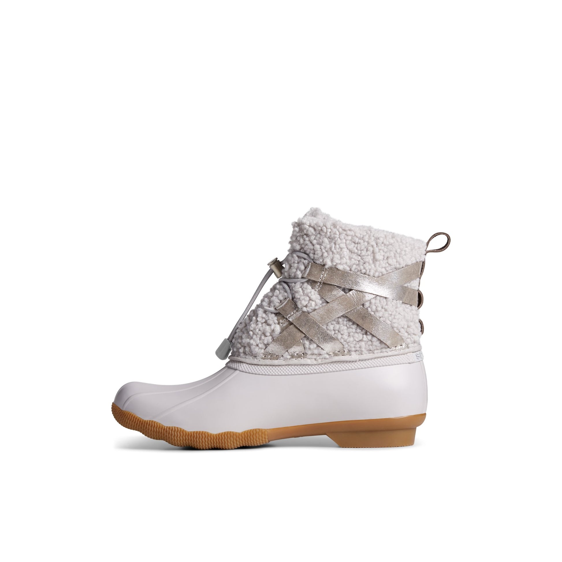 Side view of Silver Saltwater™ Duck Boot Duck Boots