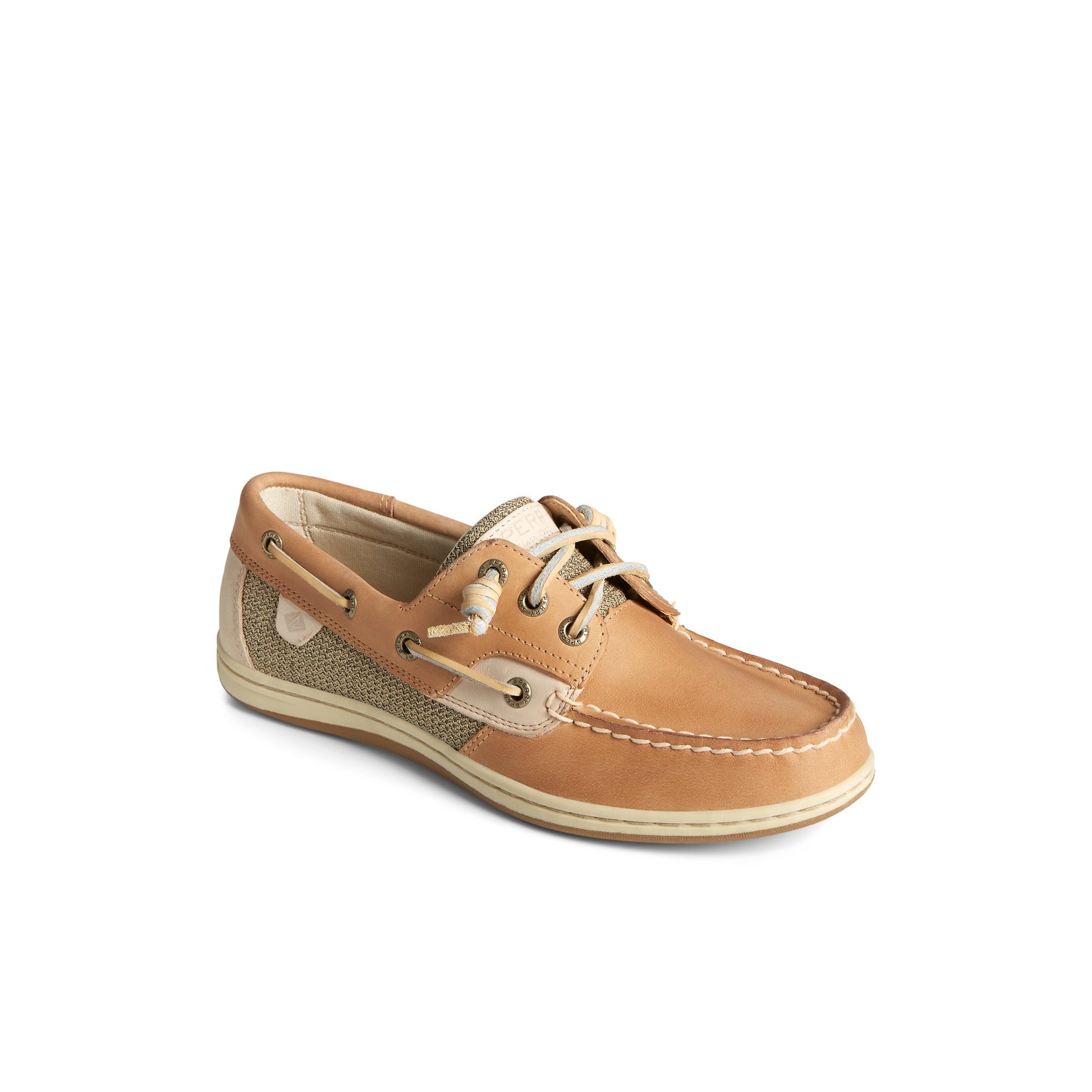 Three-quarter angle of Brown Songfish Boat Shoe Boat Shoes's front side
