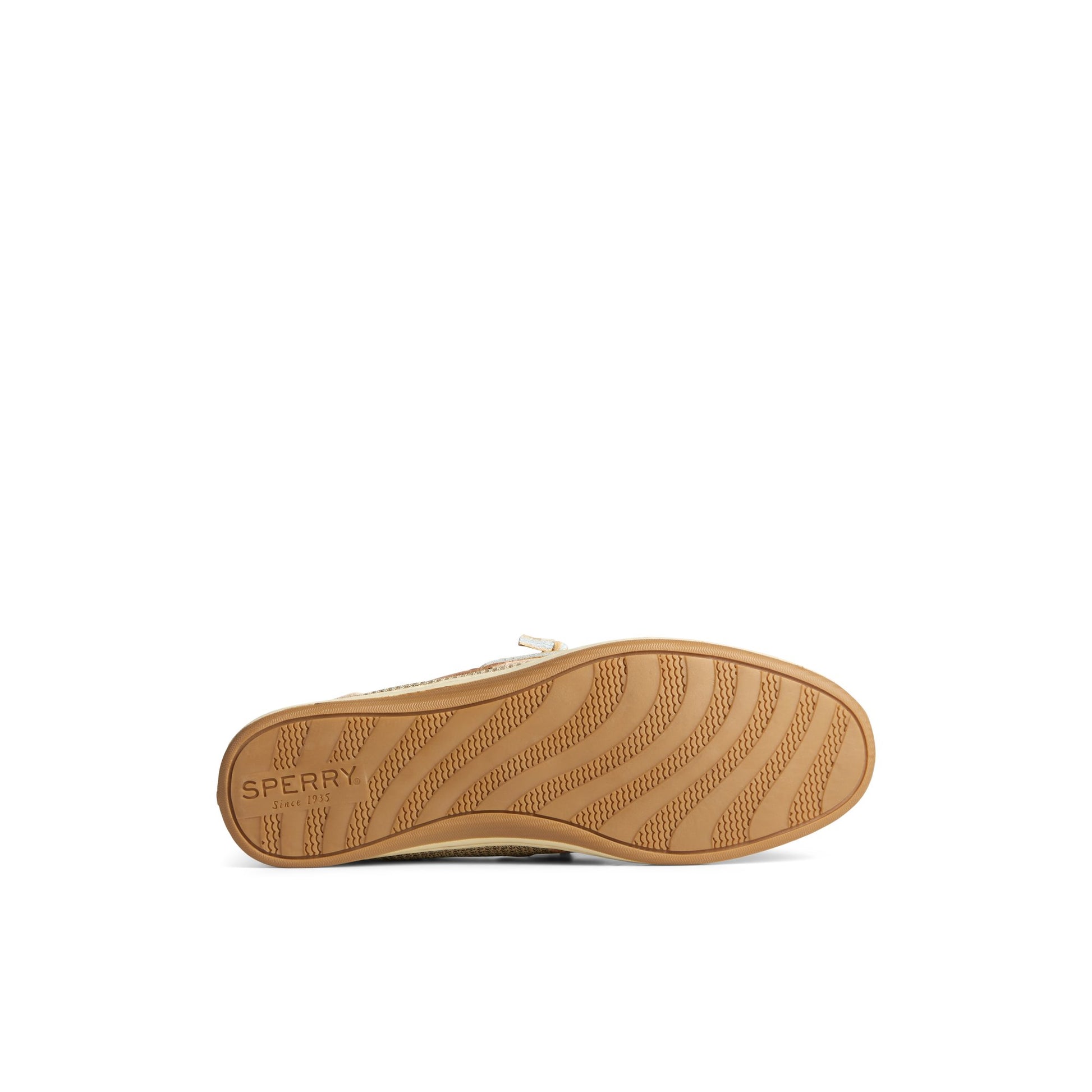 View of Brown Songfish Boat Shoe Boat Shoes's sole