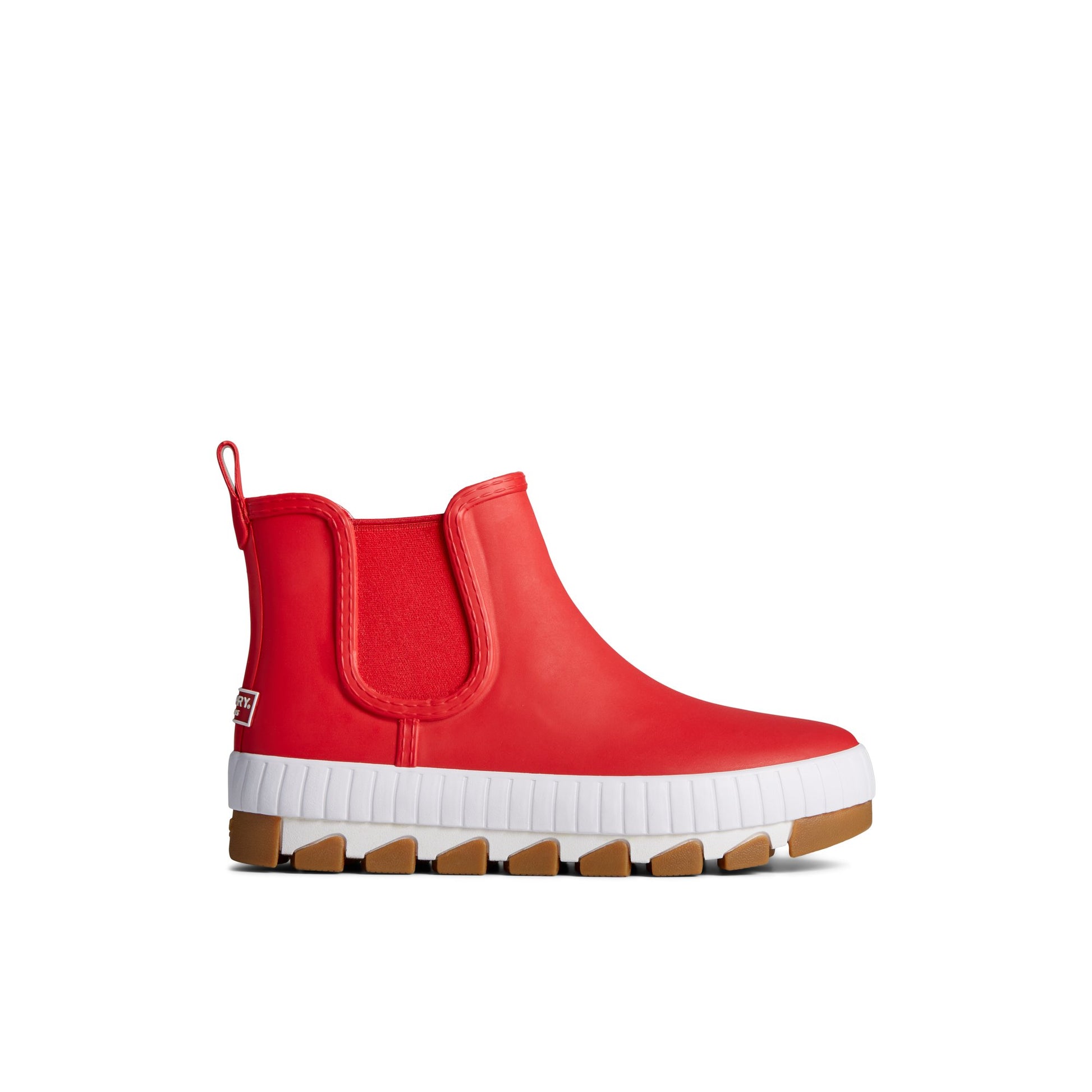 Main View of Red Torrent Chelsea Bright Rain Boot Chelsea Rain Boot for Womens
