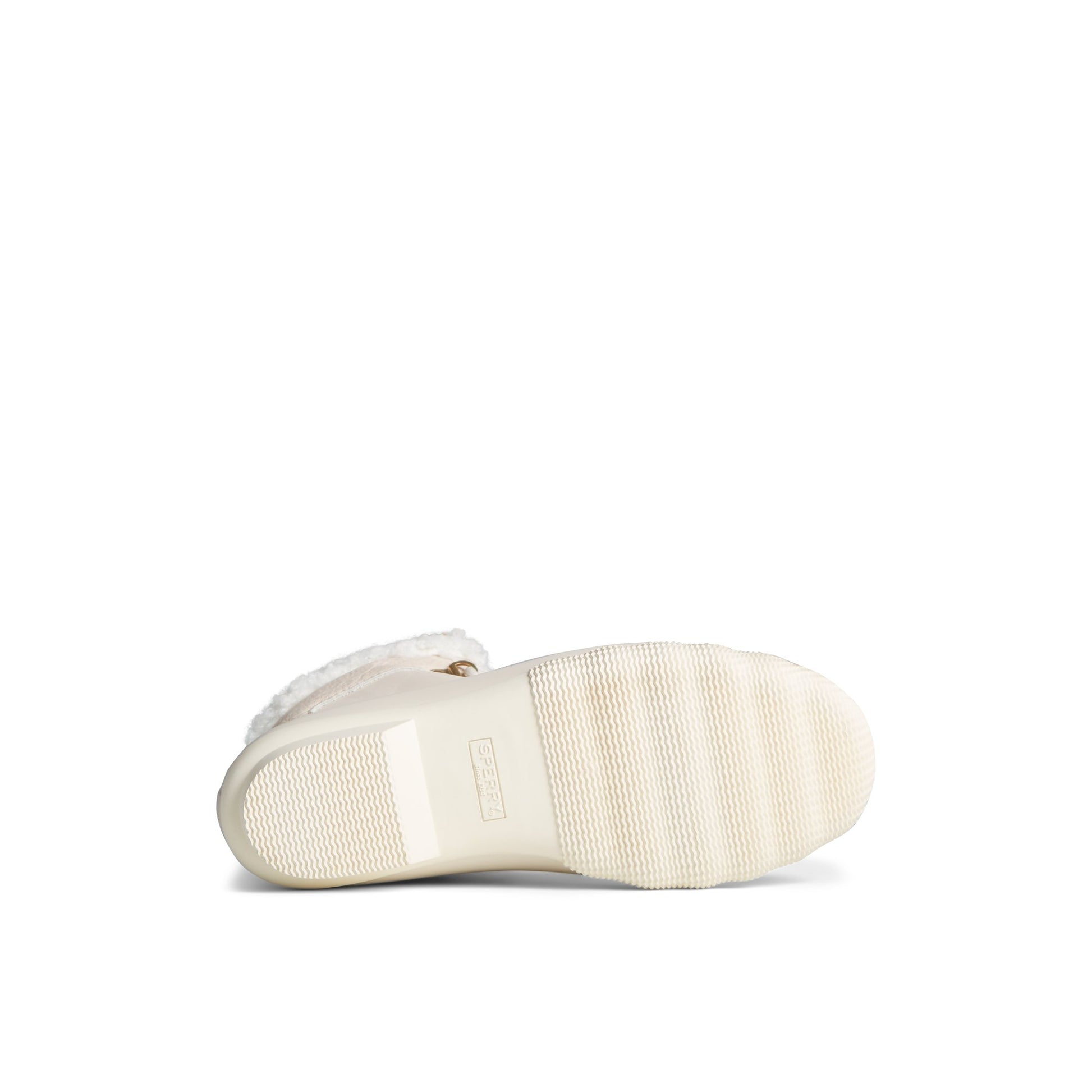 View of White Saltwater™ Alpine Leather Duck Boot Duck Boots's sole