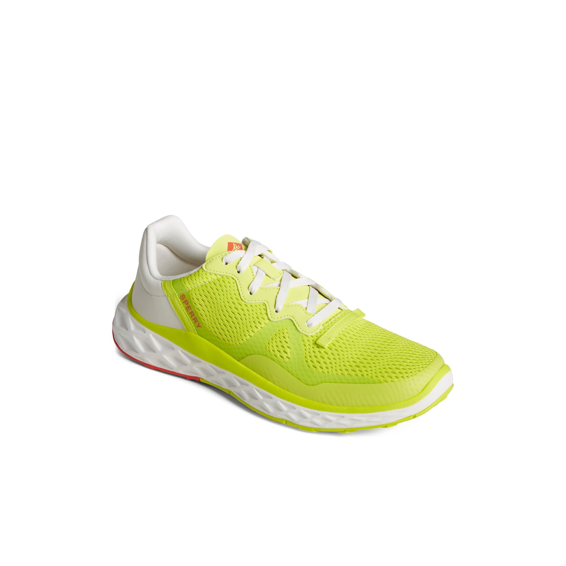 Three-quarter angle of Light Yellow SeaCycled™ Headsail Sneaker Sneakers's front side