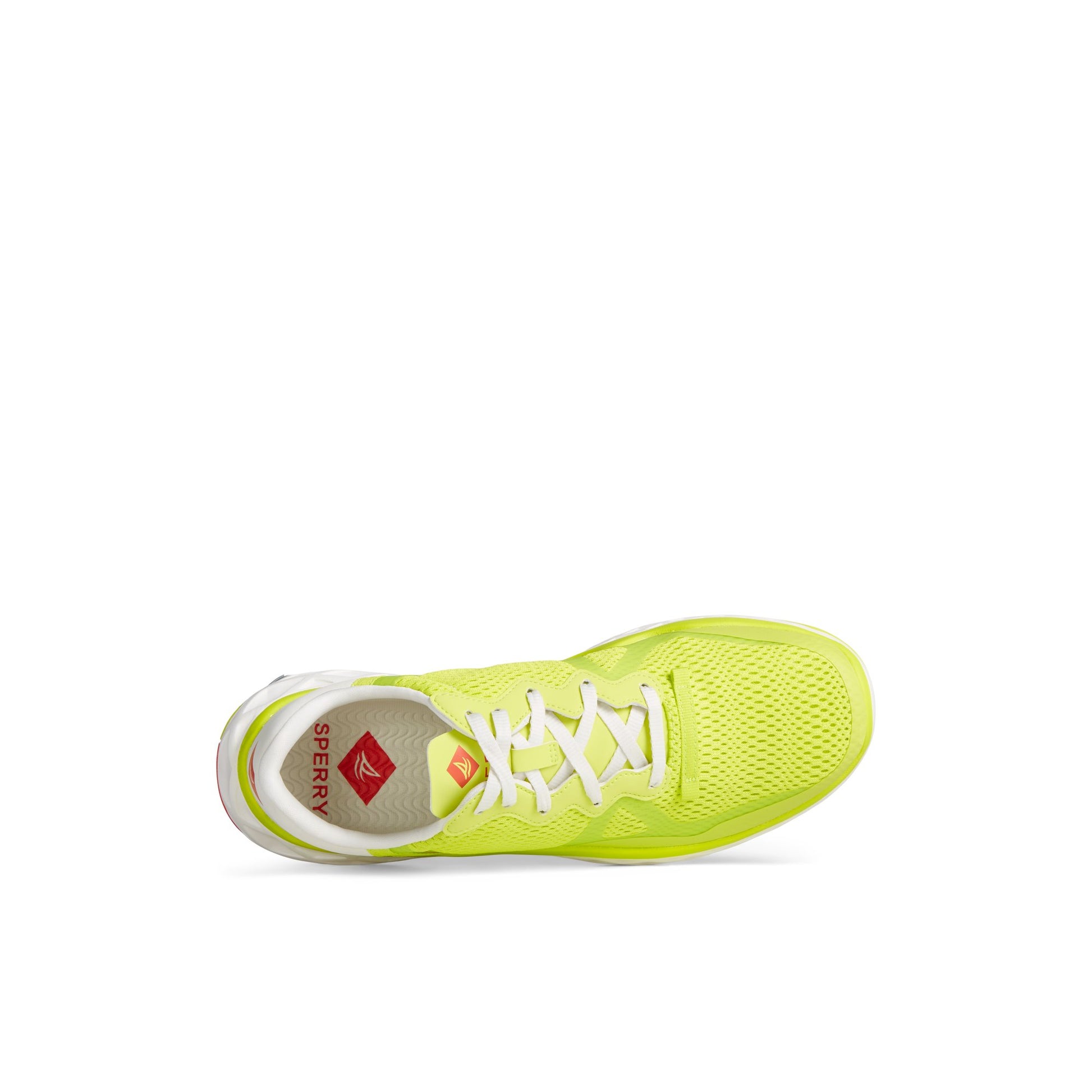 Top-down view of the Light Yellow SeaCycled™ Headsail Sneaker Sneakers