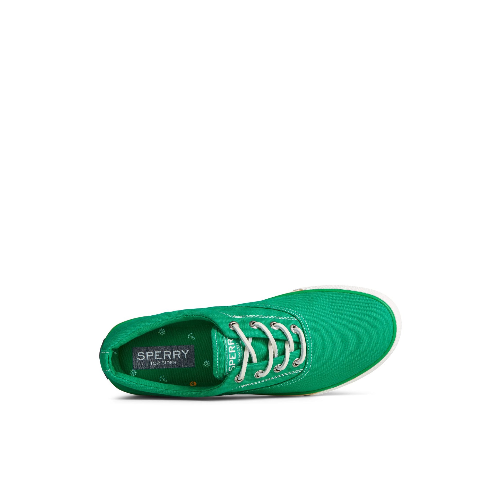 Top-down view of the Green Striper II CVO Nautical Sneaker Low Top Sneakers