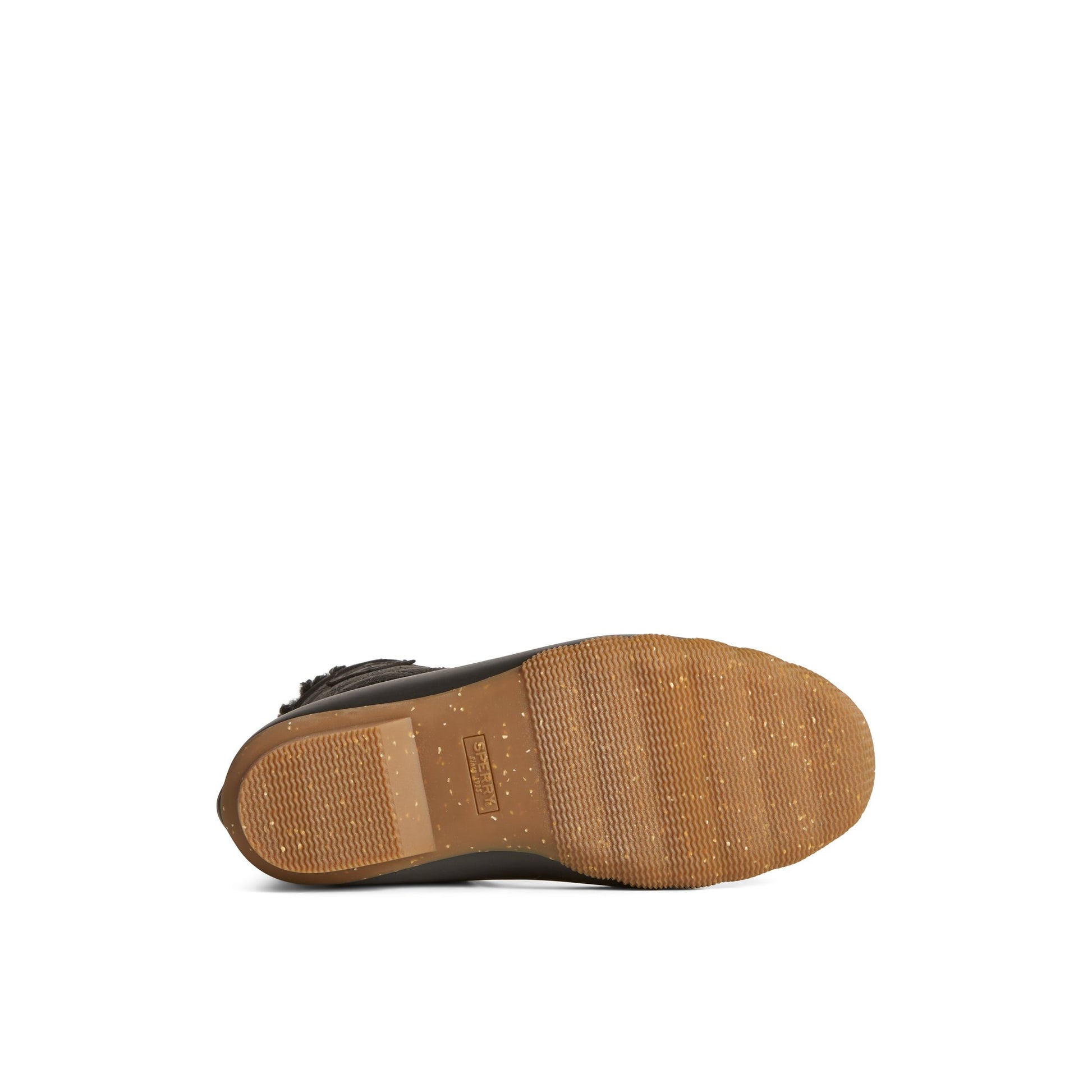 View of Black Saltwater™ Luxe Leather Thinsulate™ Duck Boot Duck Boots's sole