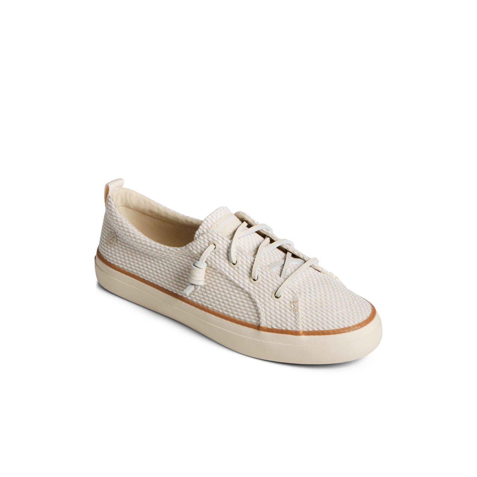Three-quarter angle of Bone Crest Vibe Two-Tone sneaker 's front side
