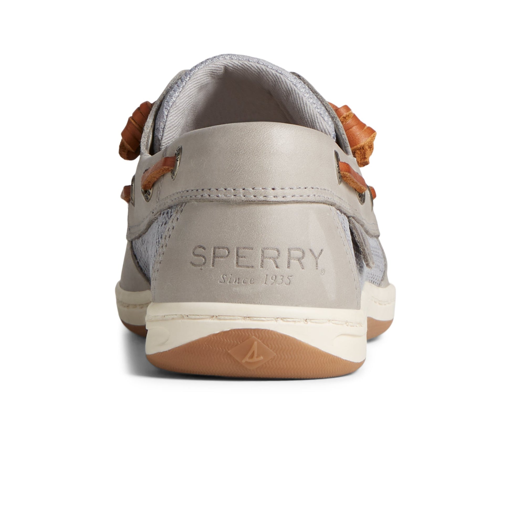 Close-up of the Grey Songfish Jacquard Boat Shoe Boat Shoes