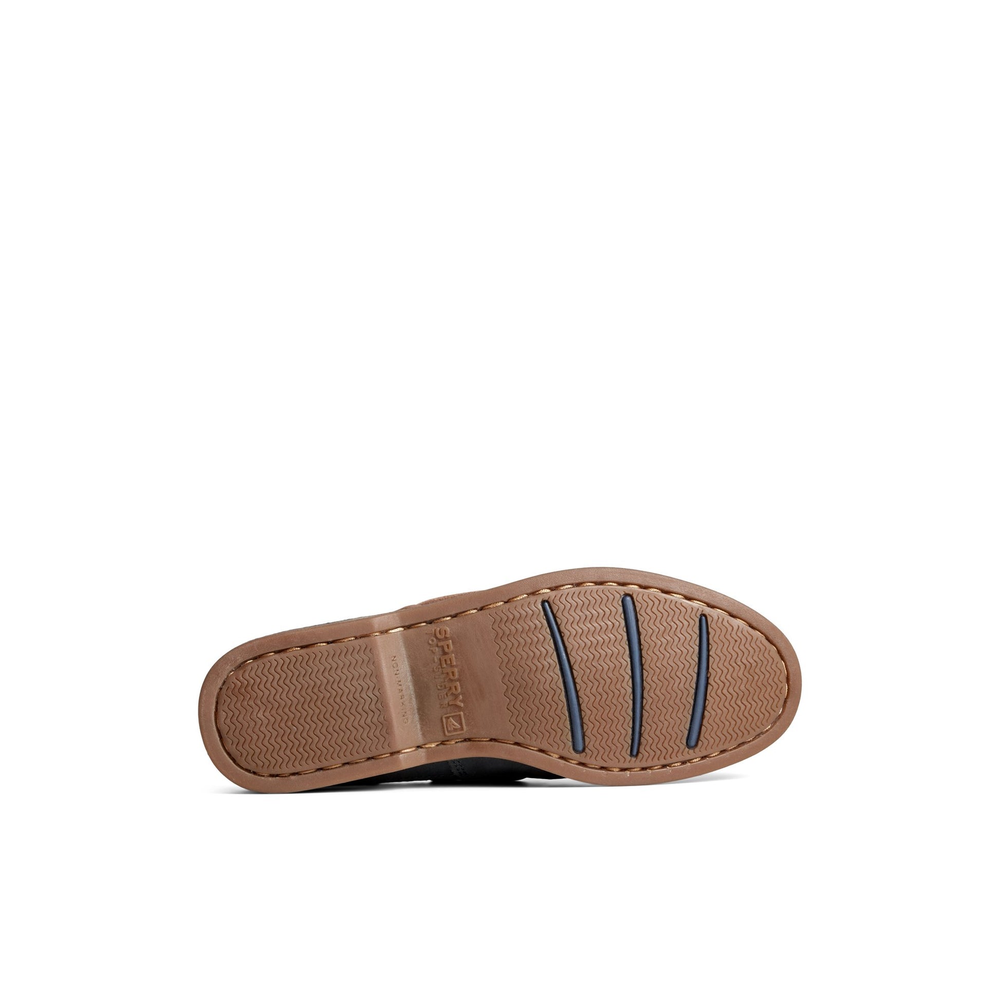 View of Navy Gold Cup™ Mako Boat Shoe Boat Shoes's sole