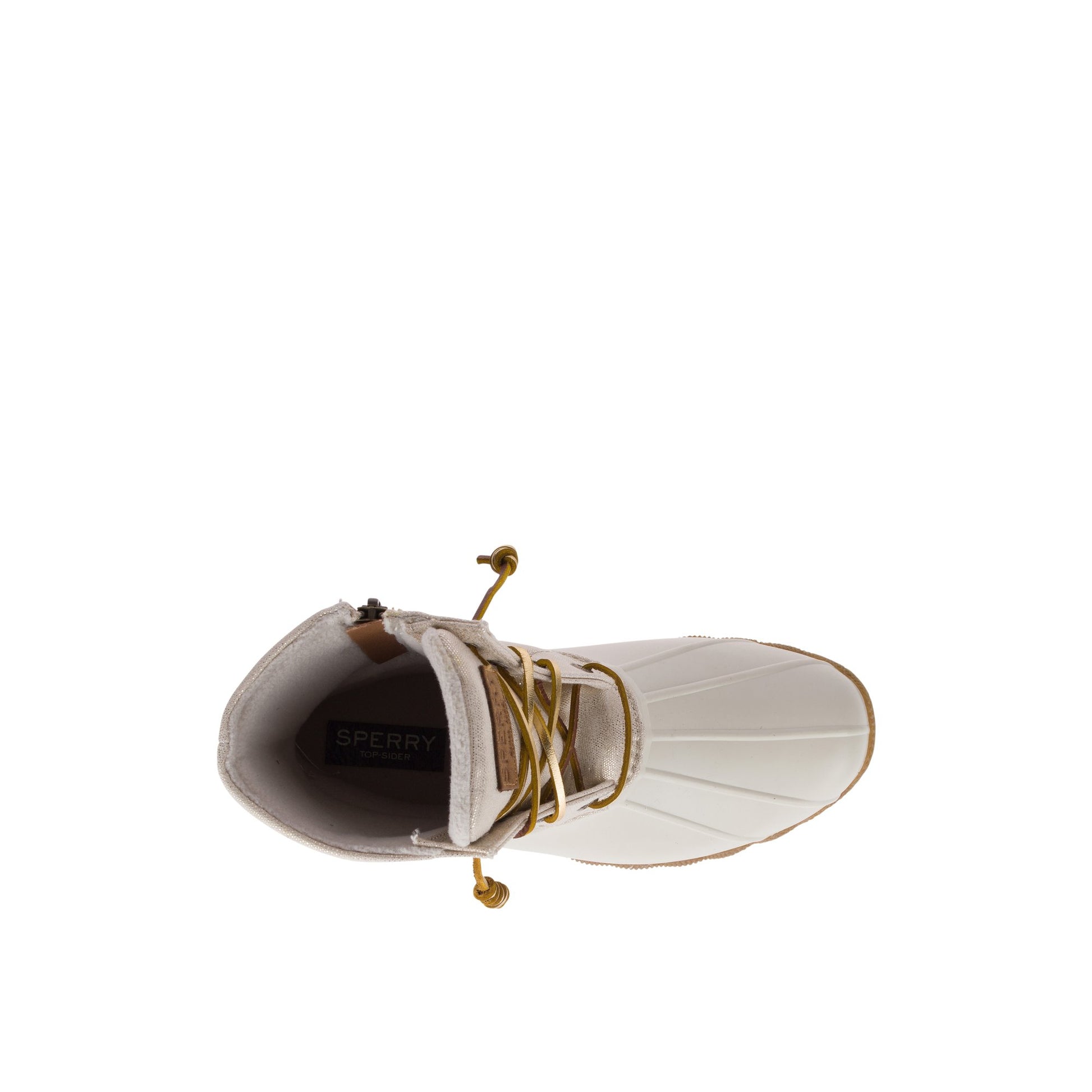 Top-down view of the Bone Saltwater™ Sparkle Duck Boot Duck Boots