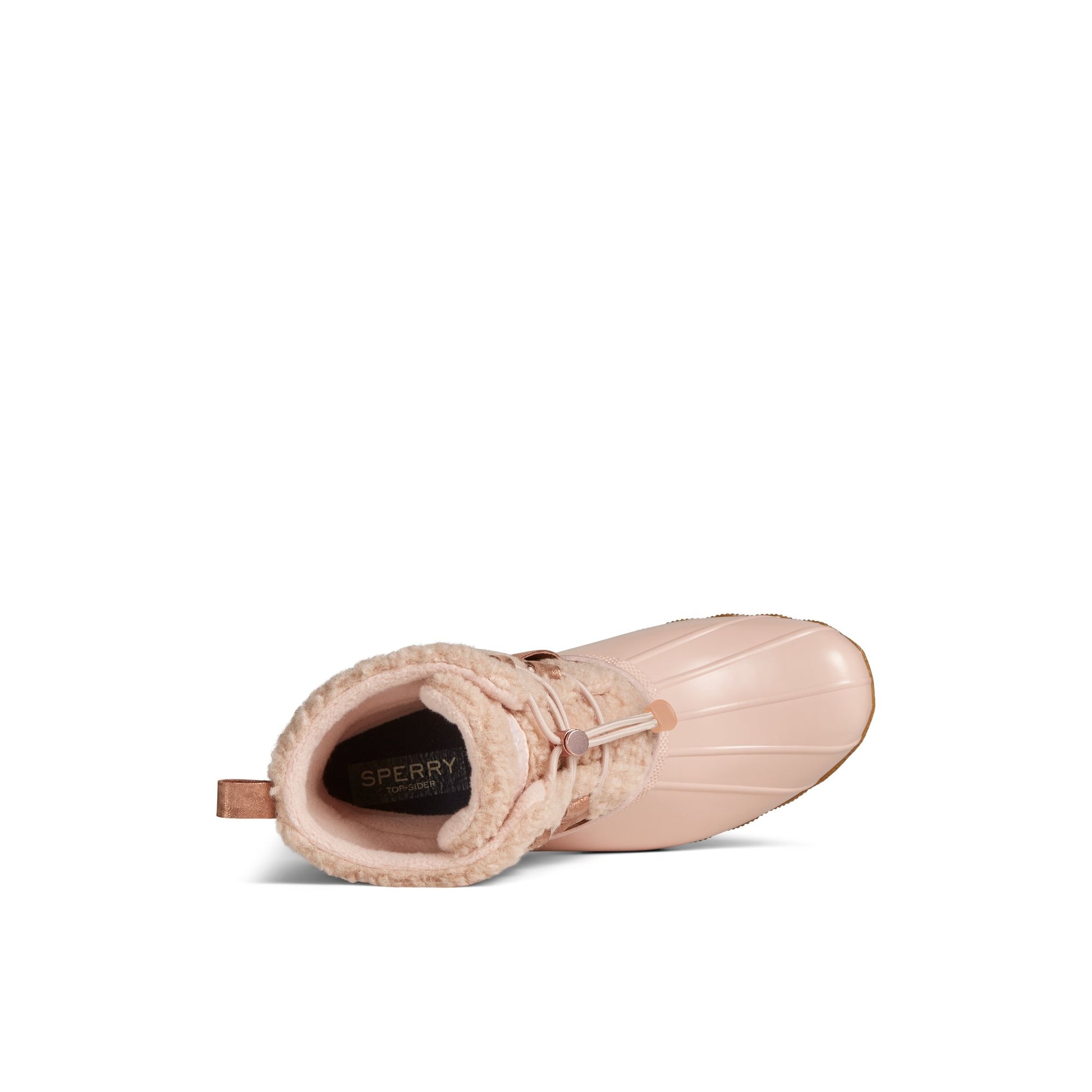 Top-down view of the Medium Pink Saltwater™ Duck Boot Duck Boots