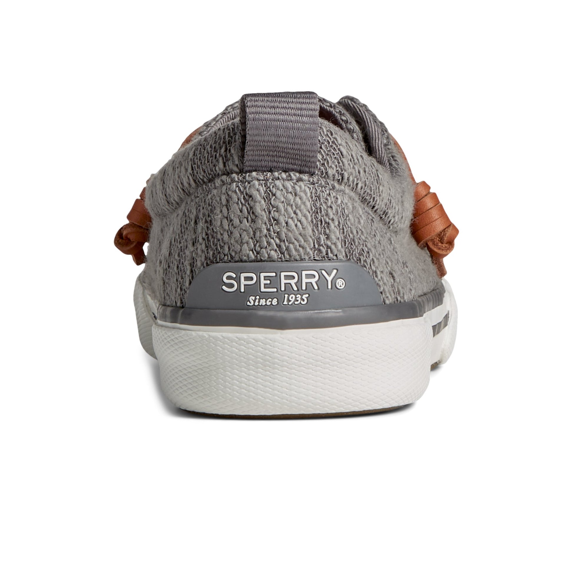 Close-up of the Grey Pier Wave Lace Up Sneaker