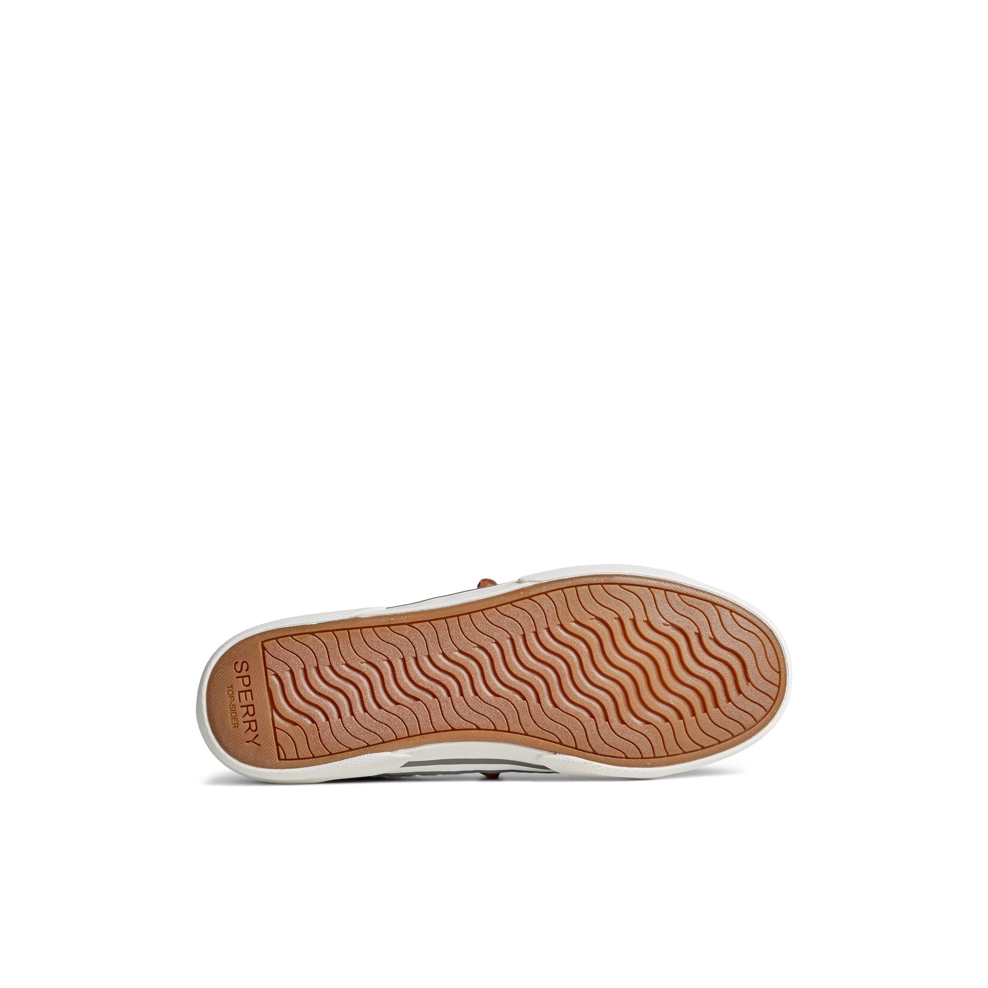 View of Grey Pier Wave Lace Up Sneaker 's sole