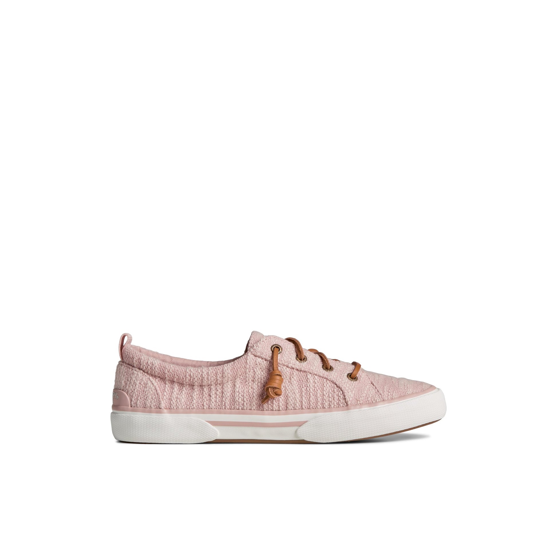 Main View of Light Red Pier Wave Lace Up Sneaker  for Womens