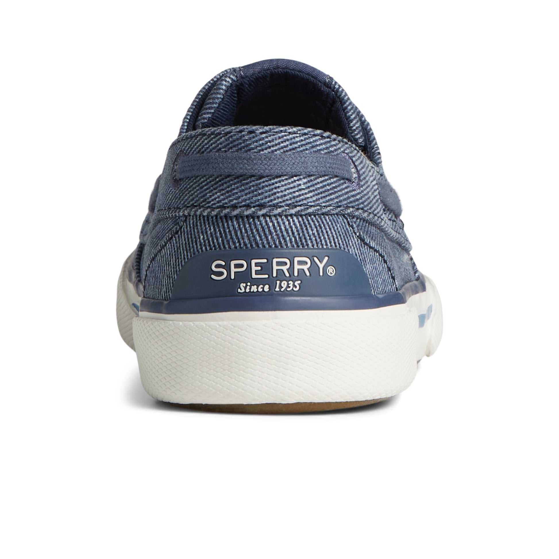 Close-up of the Navy Pierwave Boat Shoe Boat Shoes