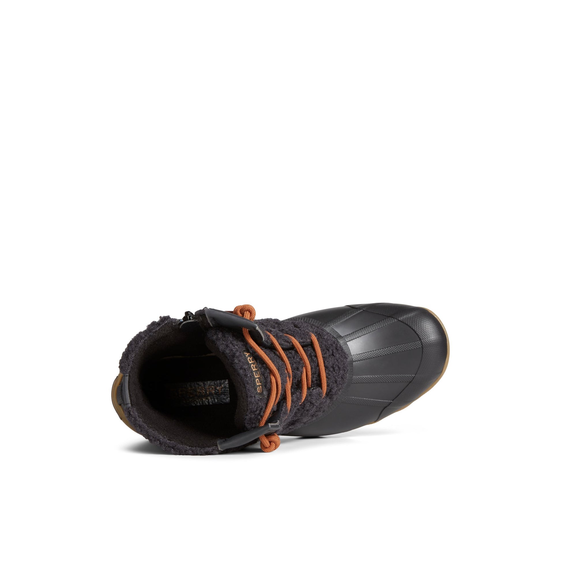Top-down view of the Black Syren Gulf Duck Boot Duck Boots